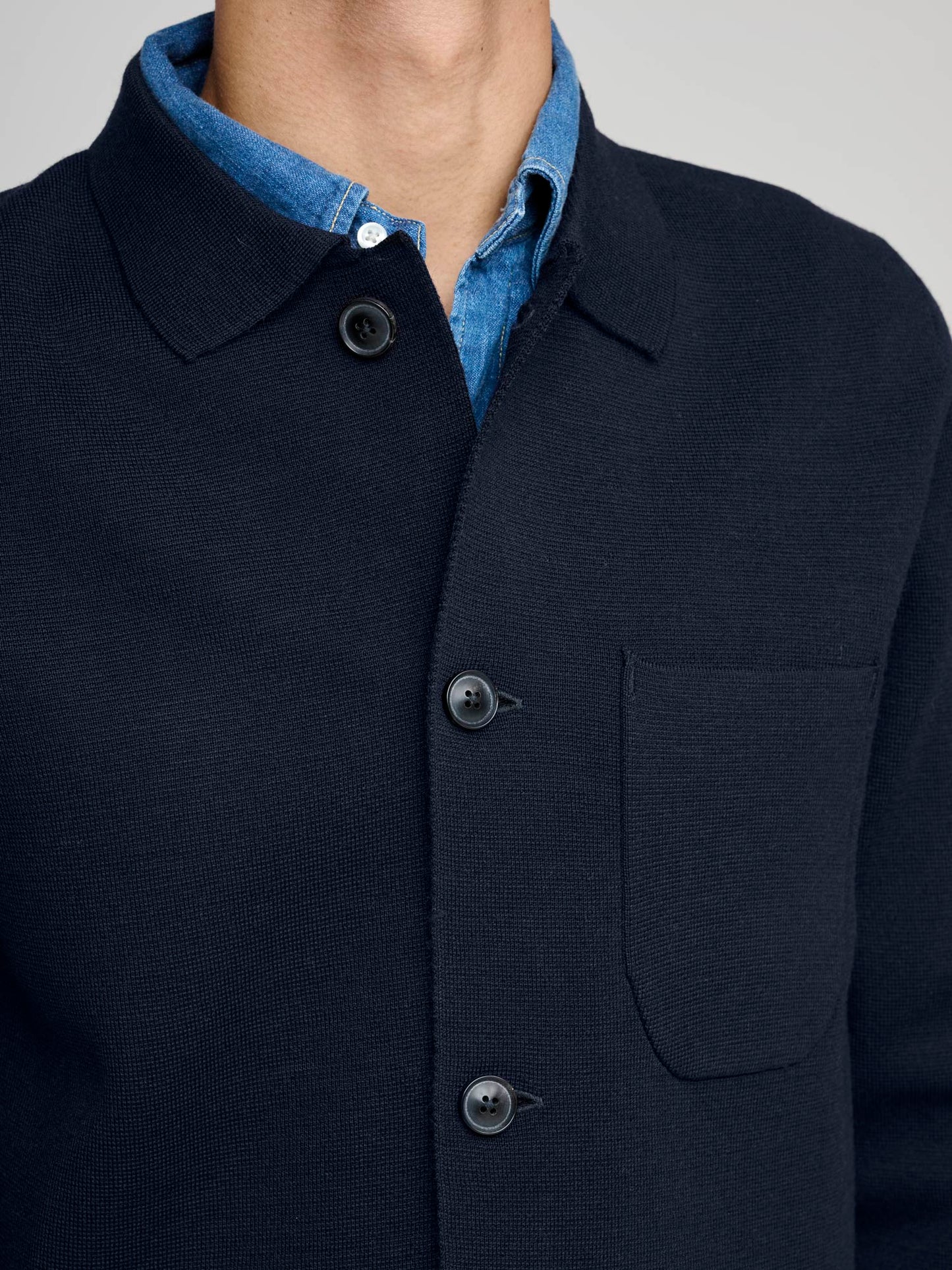 Work Jacket, Navy Blue