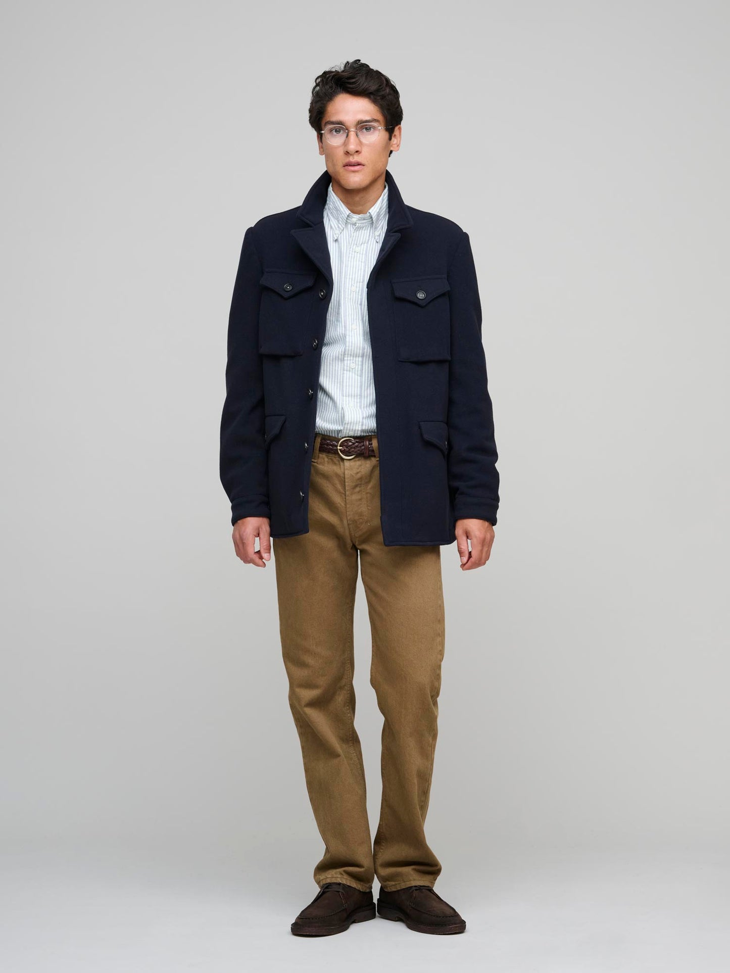 Field Jacket Lana, Navy