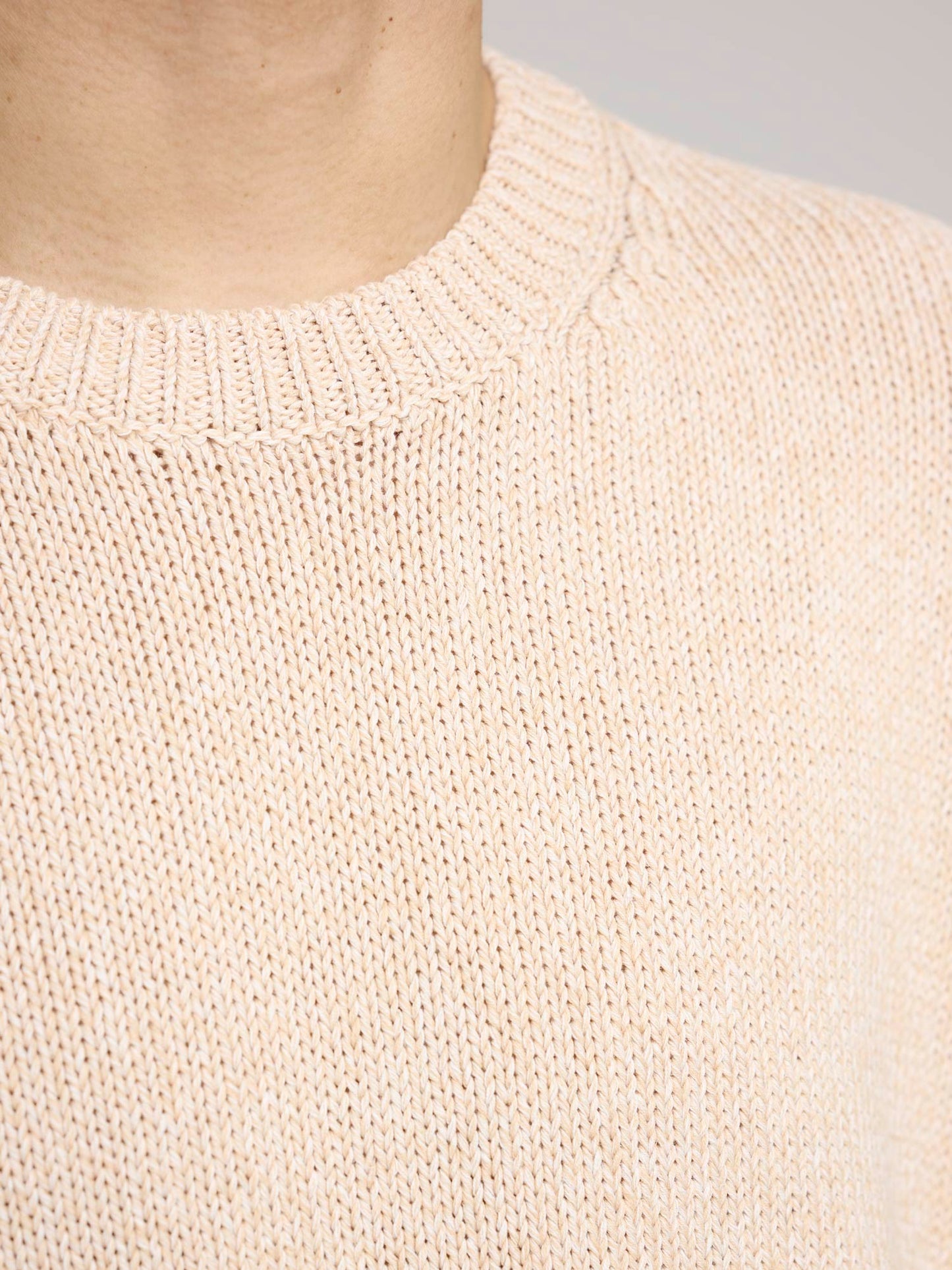 Billy Cotton Linen Jumper, Nude