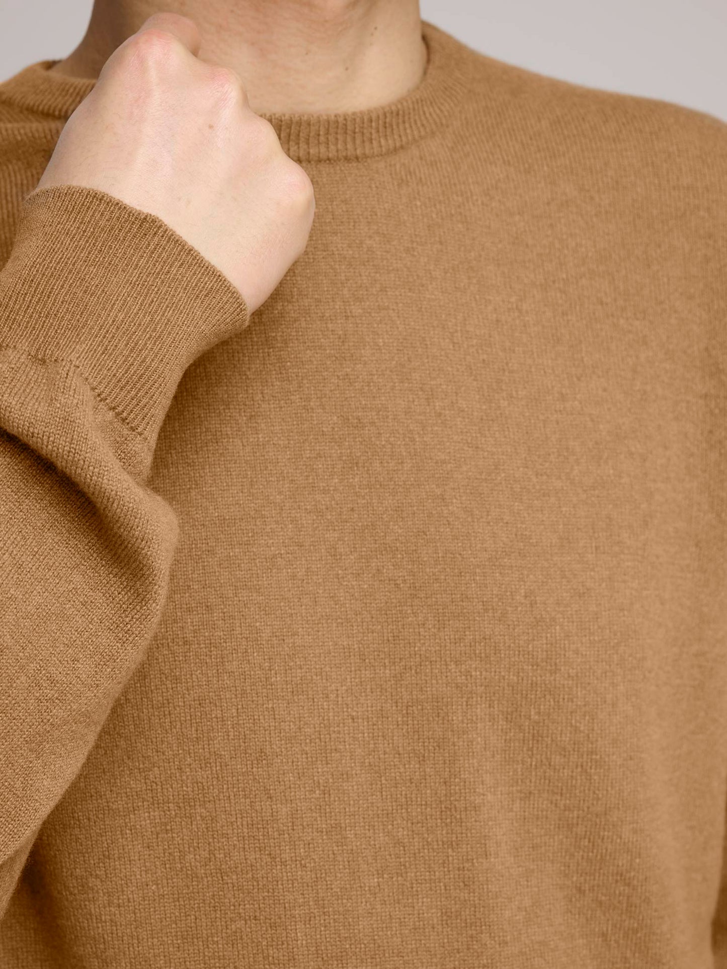 Kane Cashmere Sweater, Tobacco