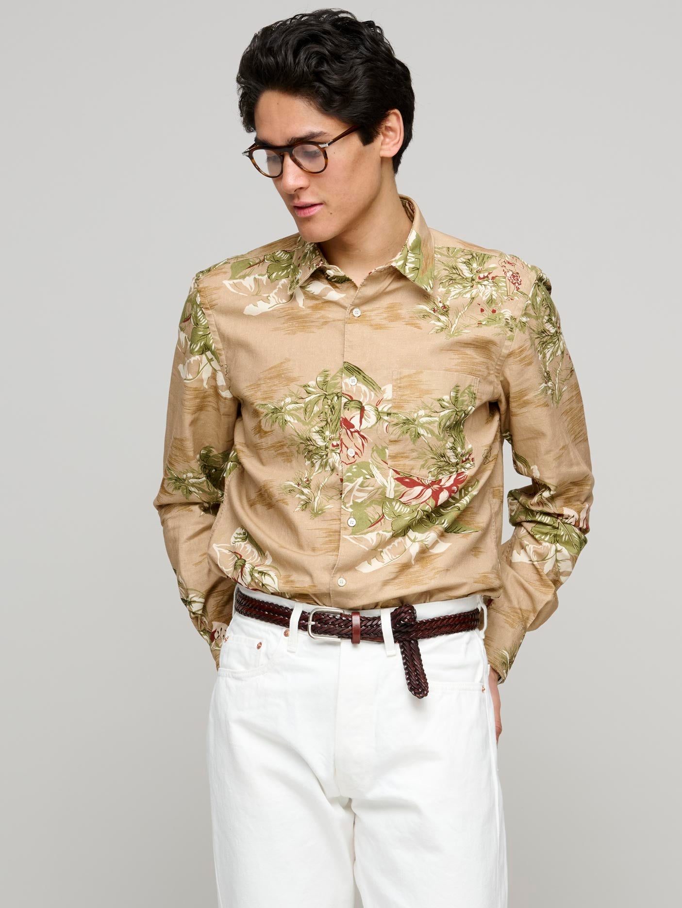 Camicia Sedici, Island Print