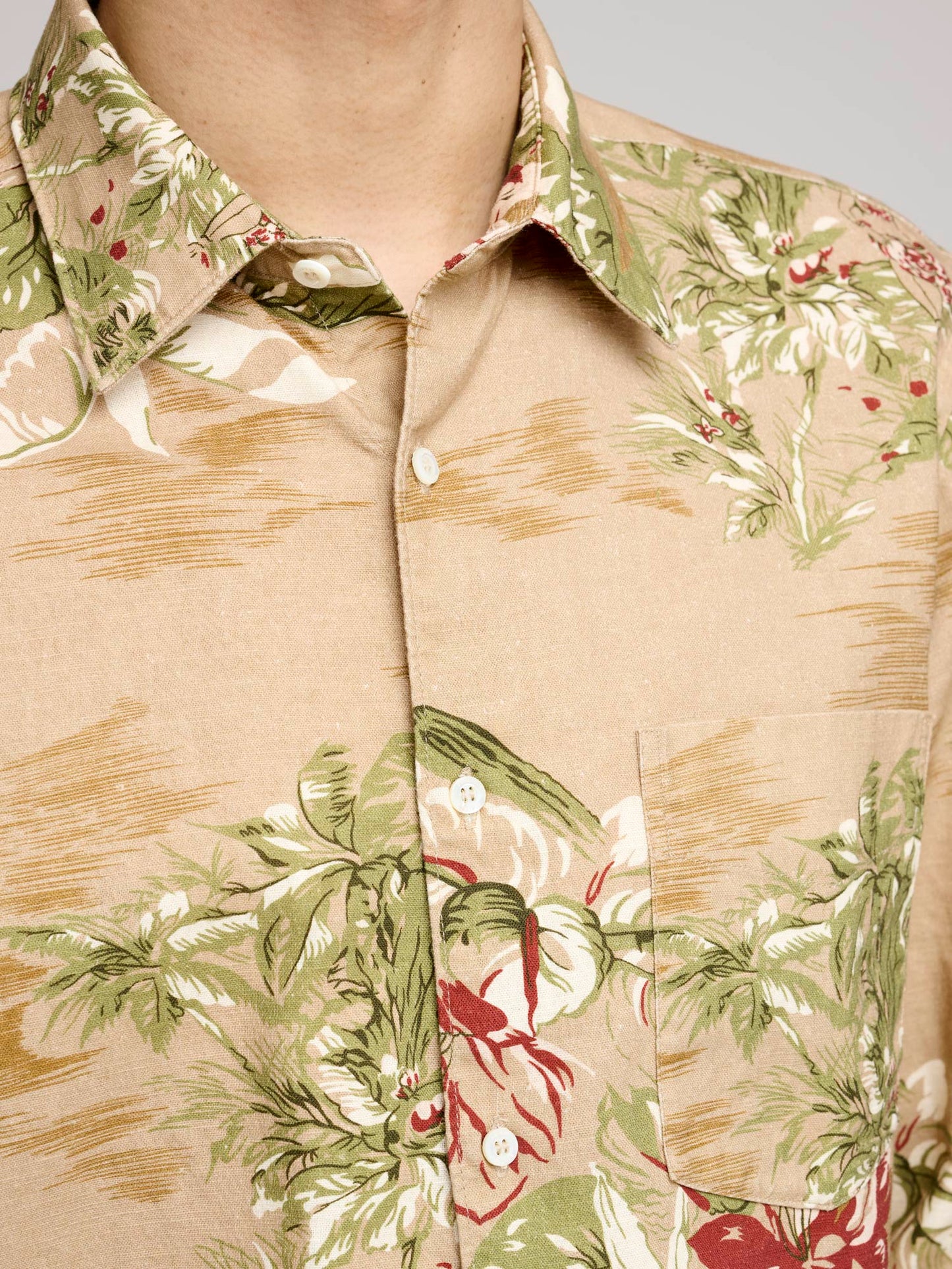 Camicia Sedici, Island Print