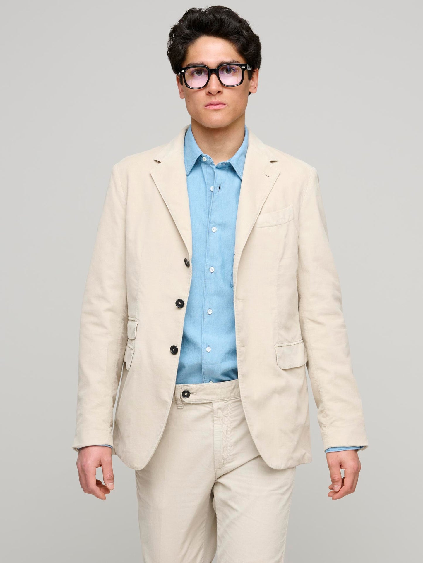 Catch2 Fine Corduroy Jacket, Beige