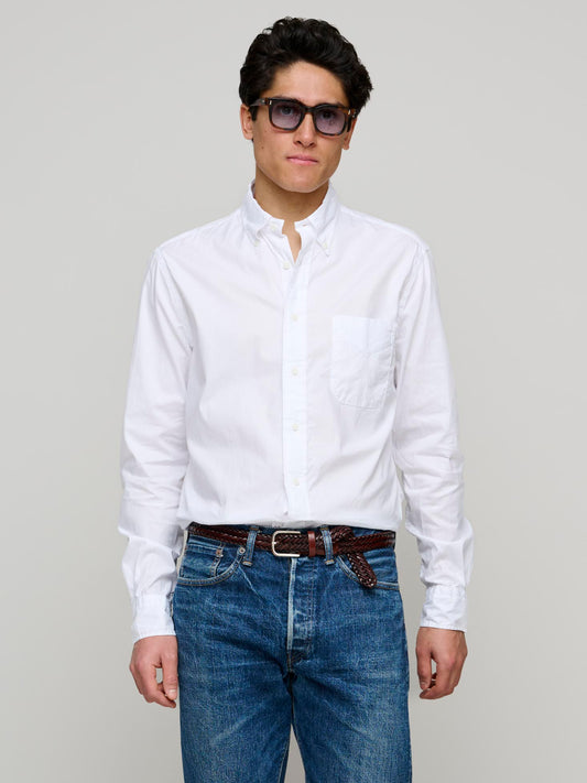 Zephyr Oxford Shirt, White