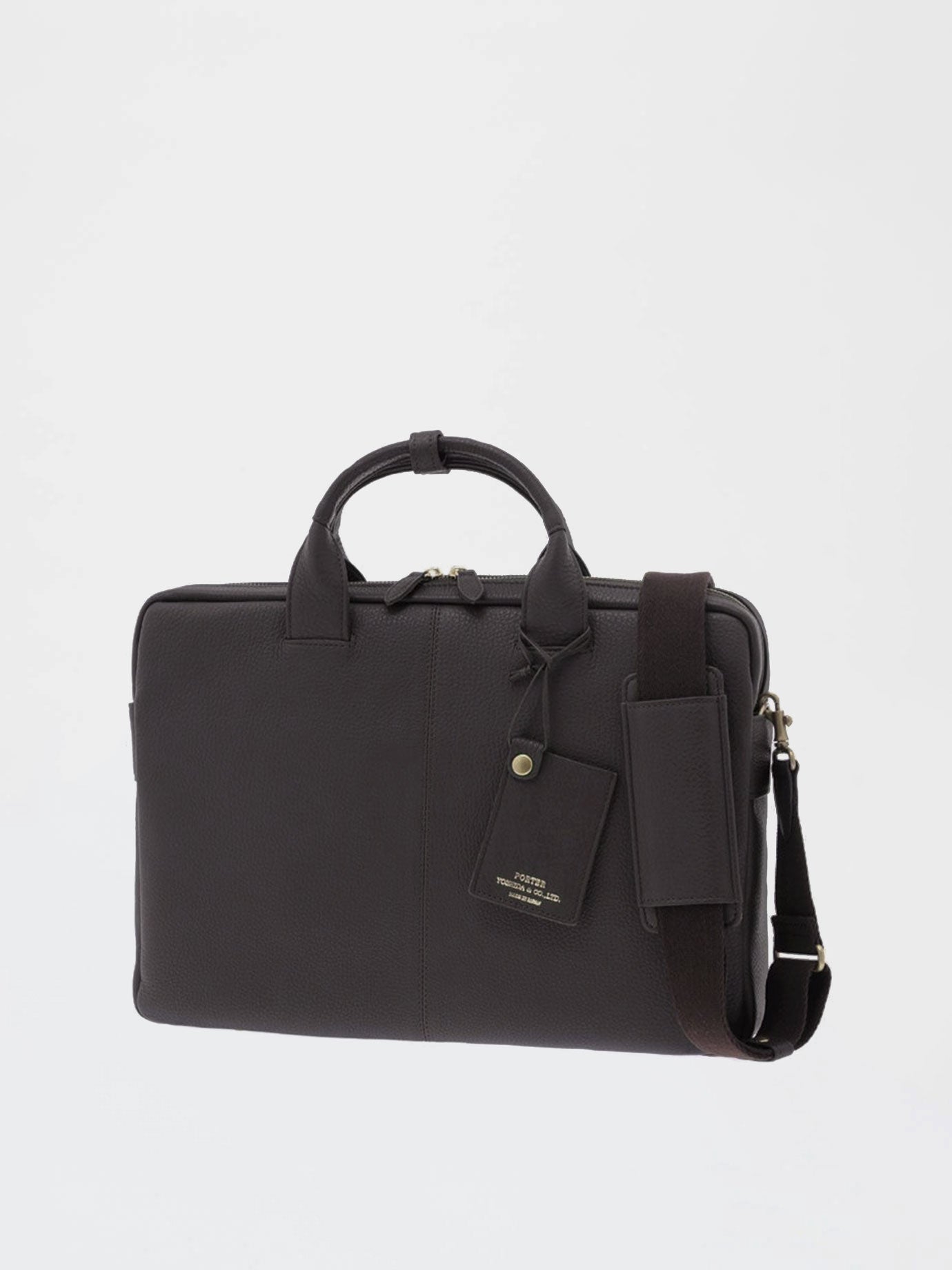 2Way Briefcase, Brown