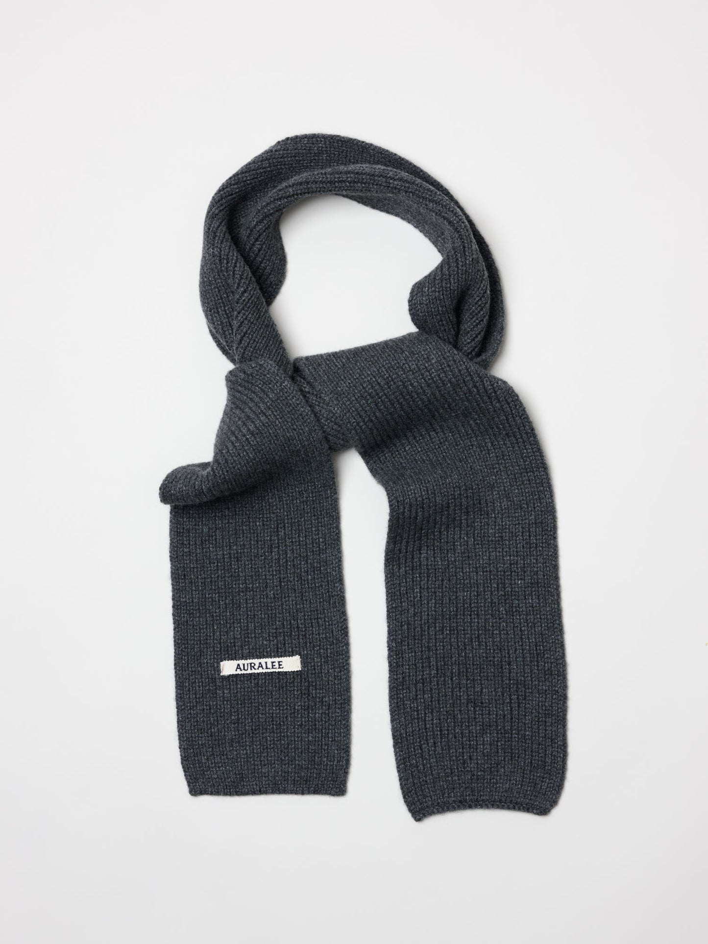 Light Cashmere Knit Stole, Charcoal