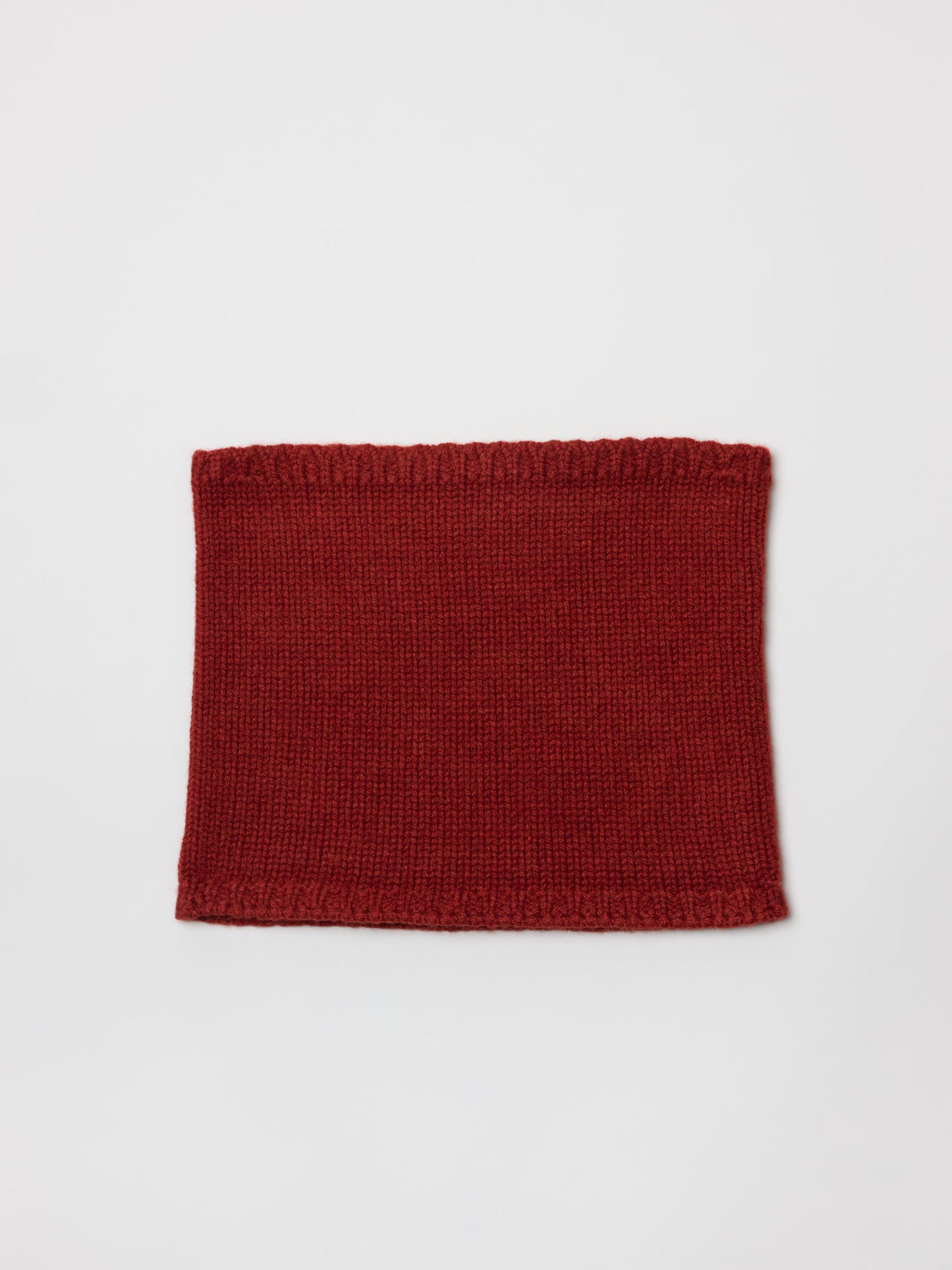 Chunky Neckwarmer Merino Cashmere, Paprika