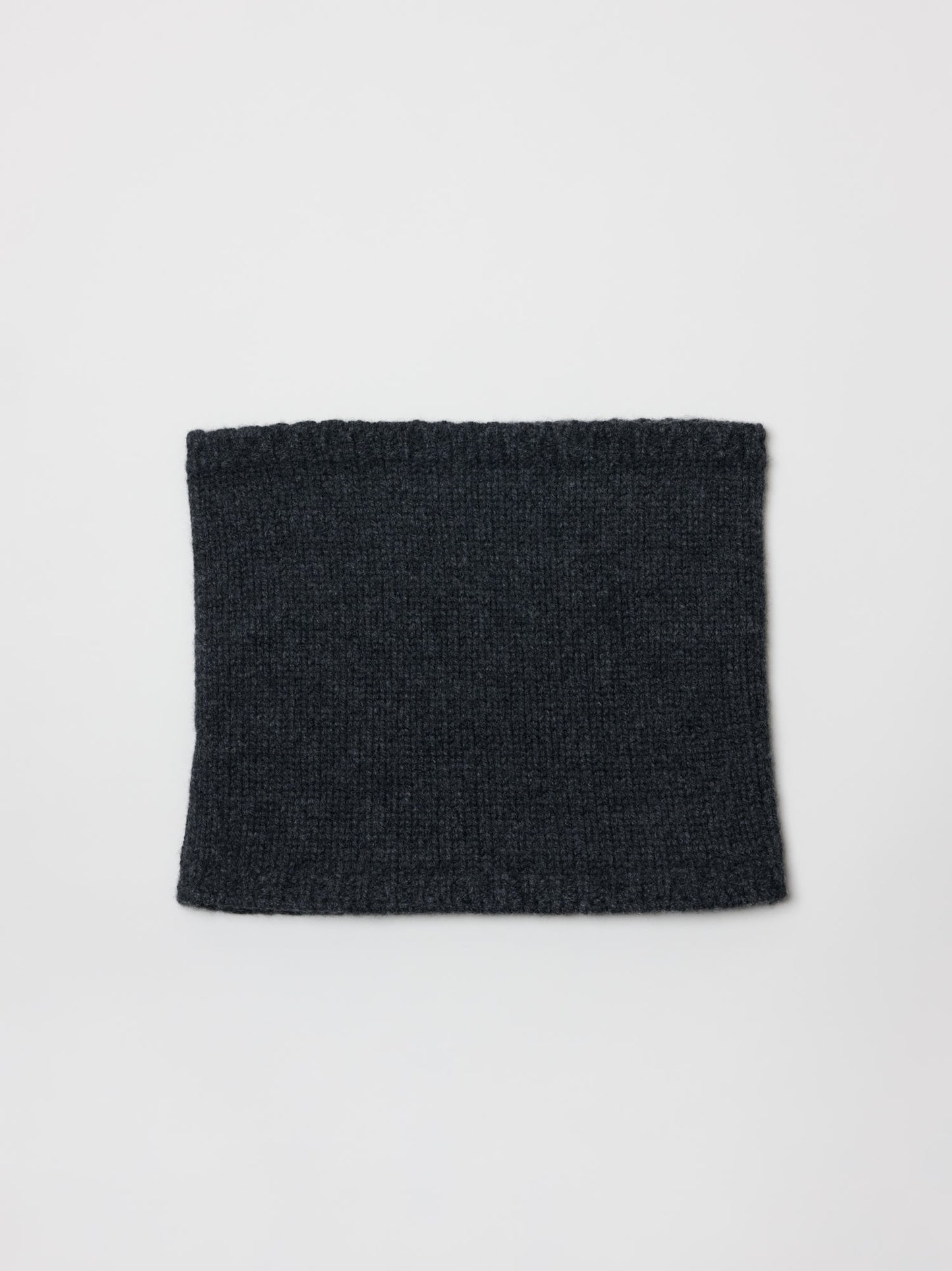 Chunky Neckwarmer Merino Cashmere, Storm Grey
