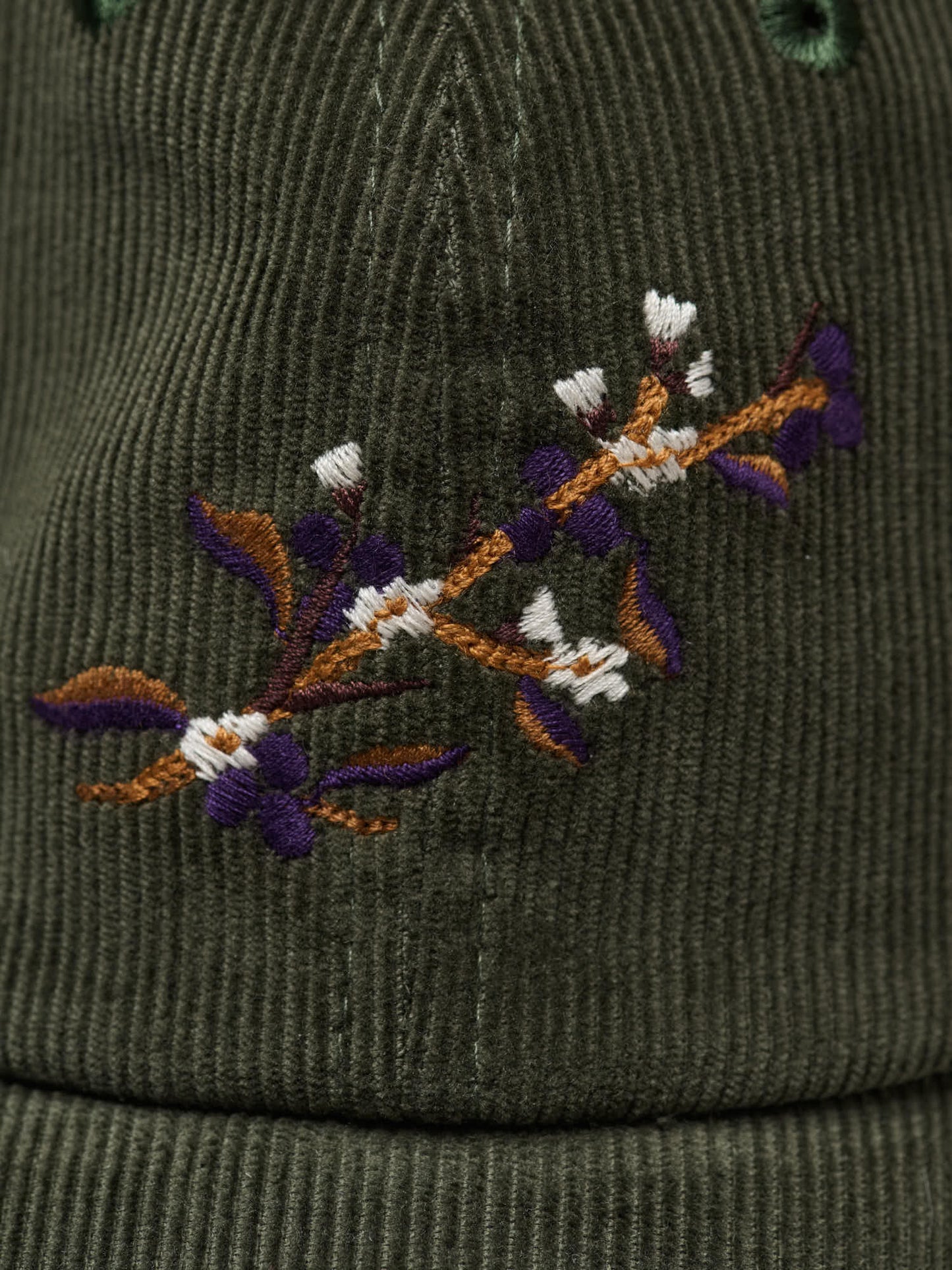 Blackthorn Needlecord Baseball Cap, Olive
