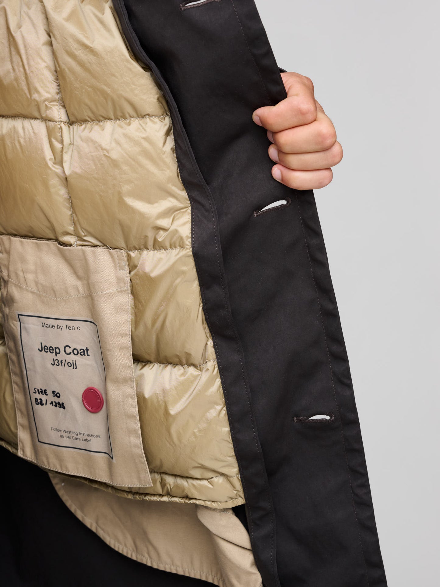 Jeep Coat, Dark Brown