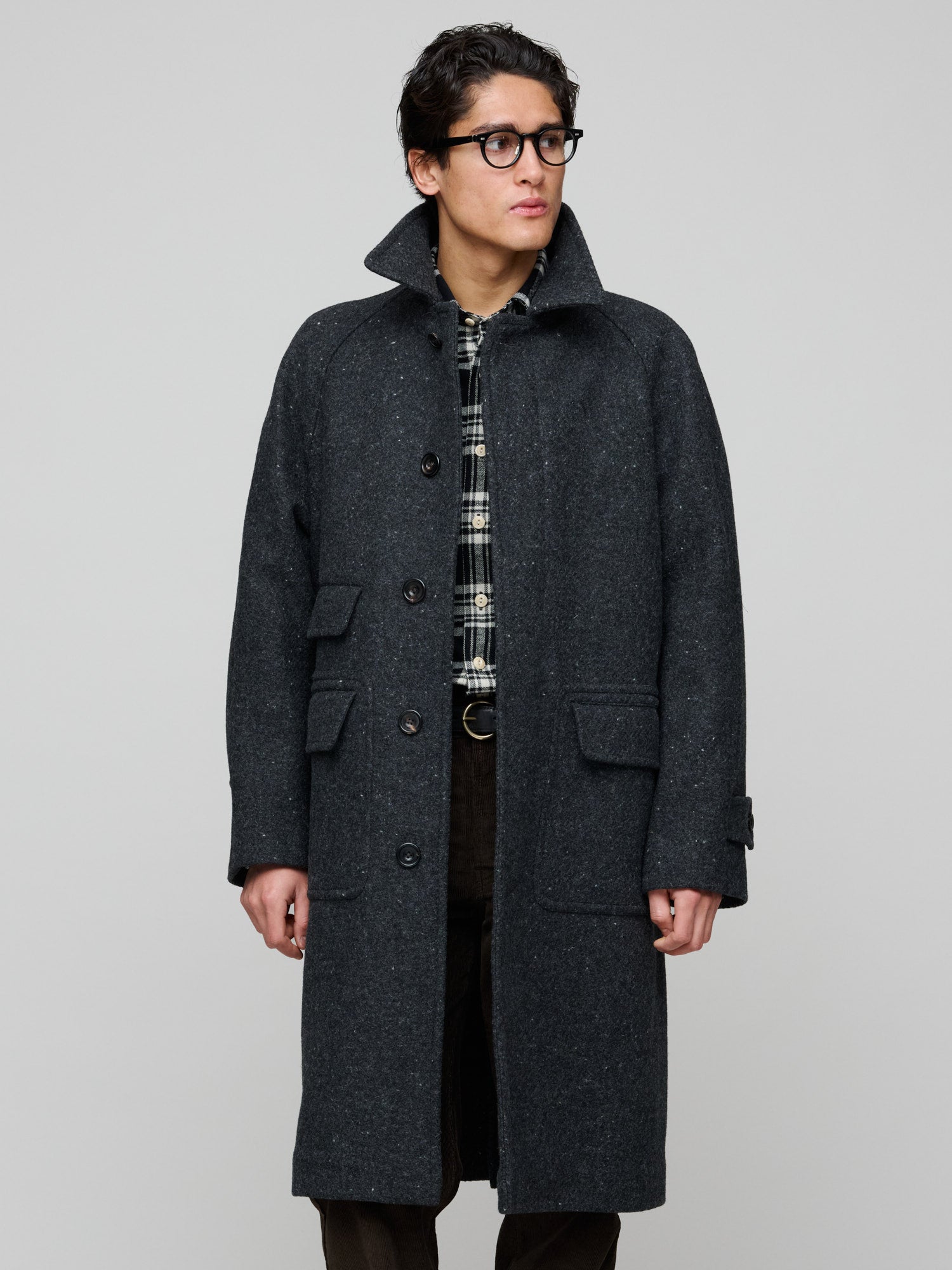 Ohotoro raglan neck coat OHOTORO 20AW raglan neck coat