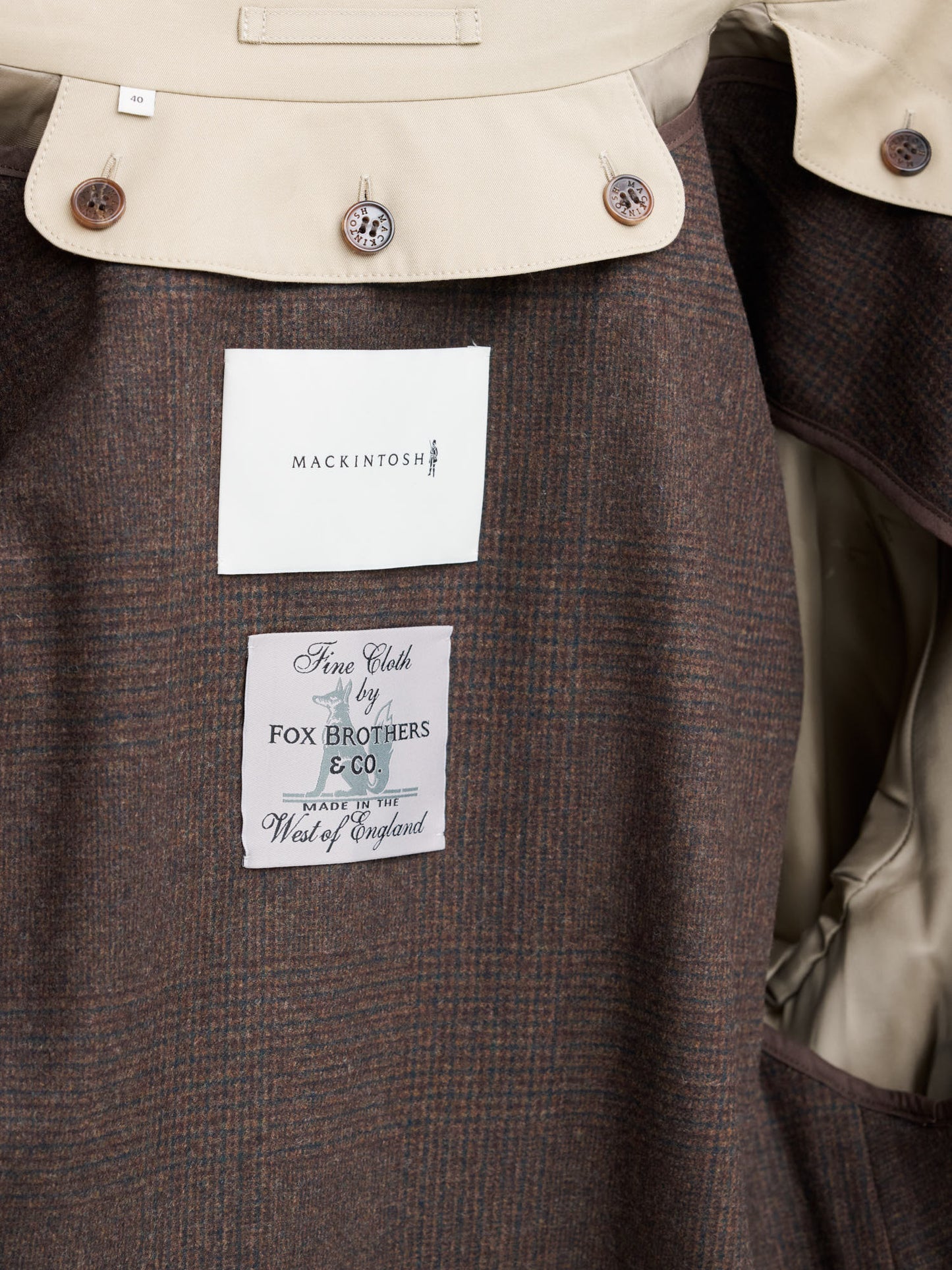 Blanefield Double Breasted Coat, Honey