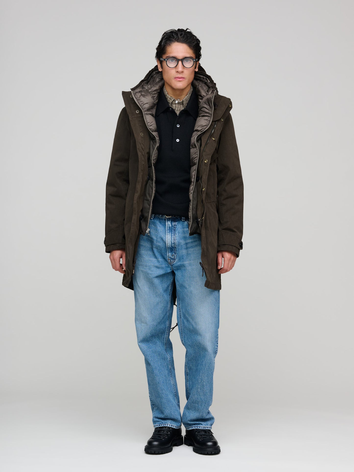 Cyclone Parka D. Brown, Brown Liner