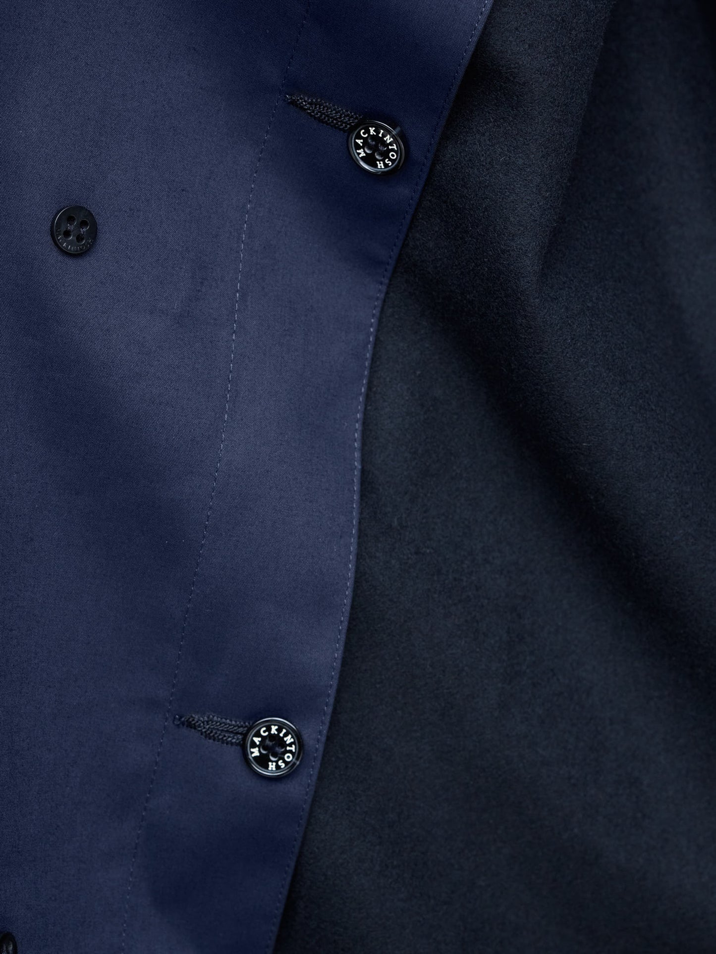 Dunkeld Single Breasted Coat, Navy