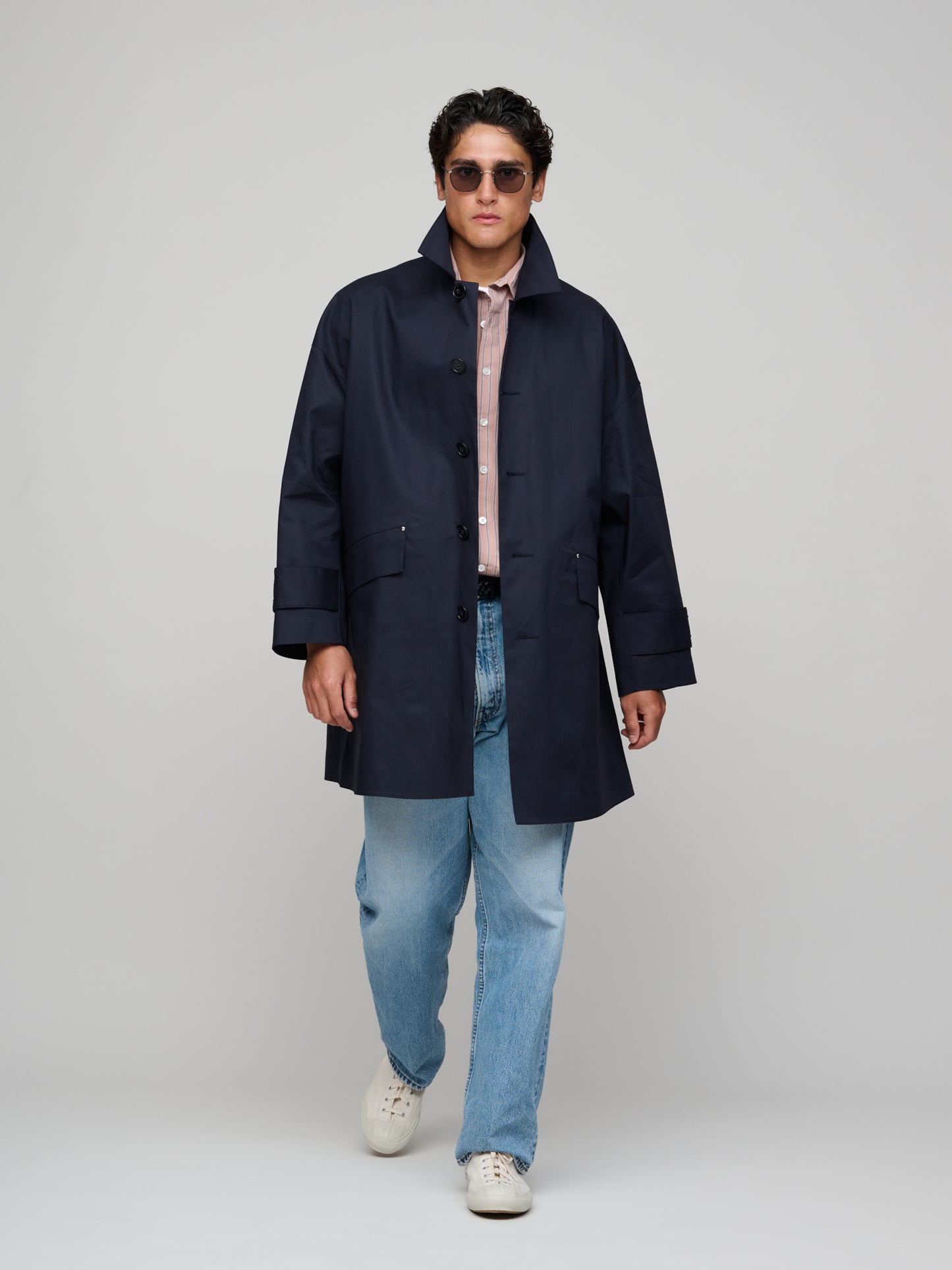 Humbie Raintec Coat, Navy