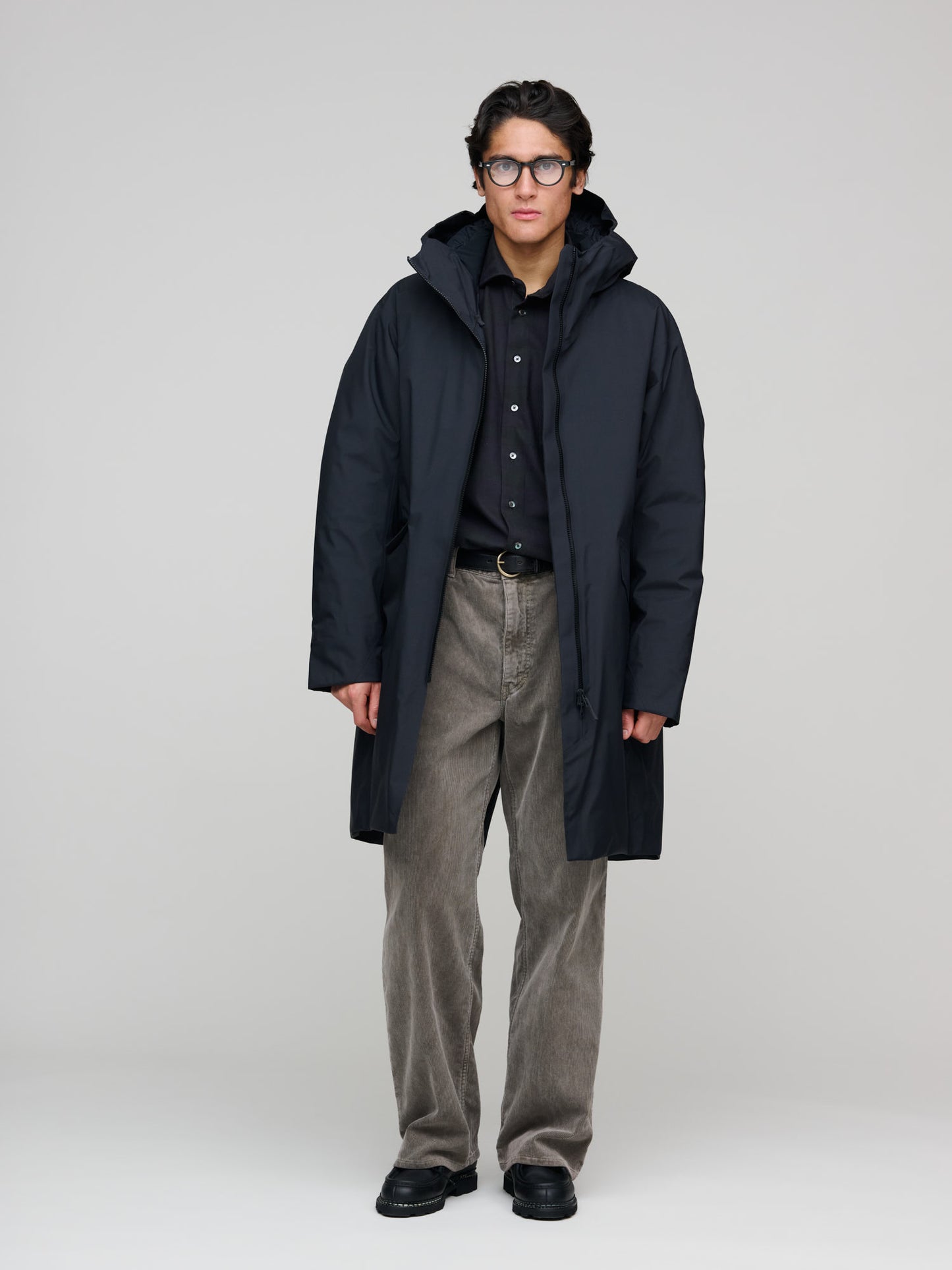 Monitor Down Coat, Black