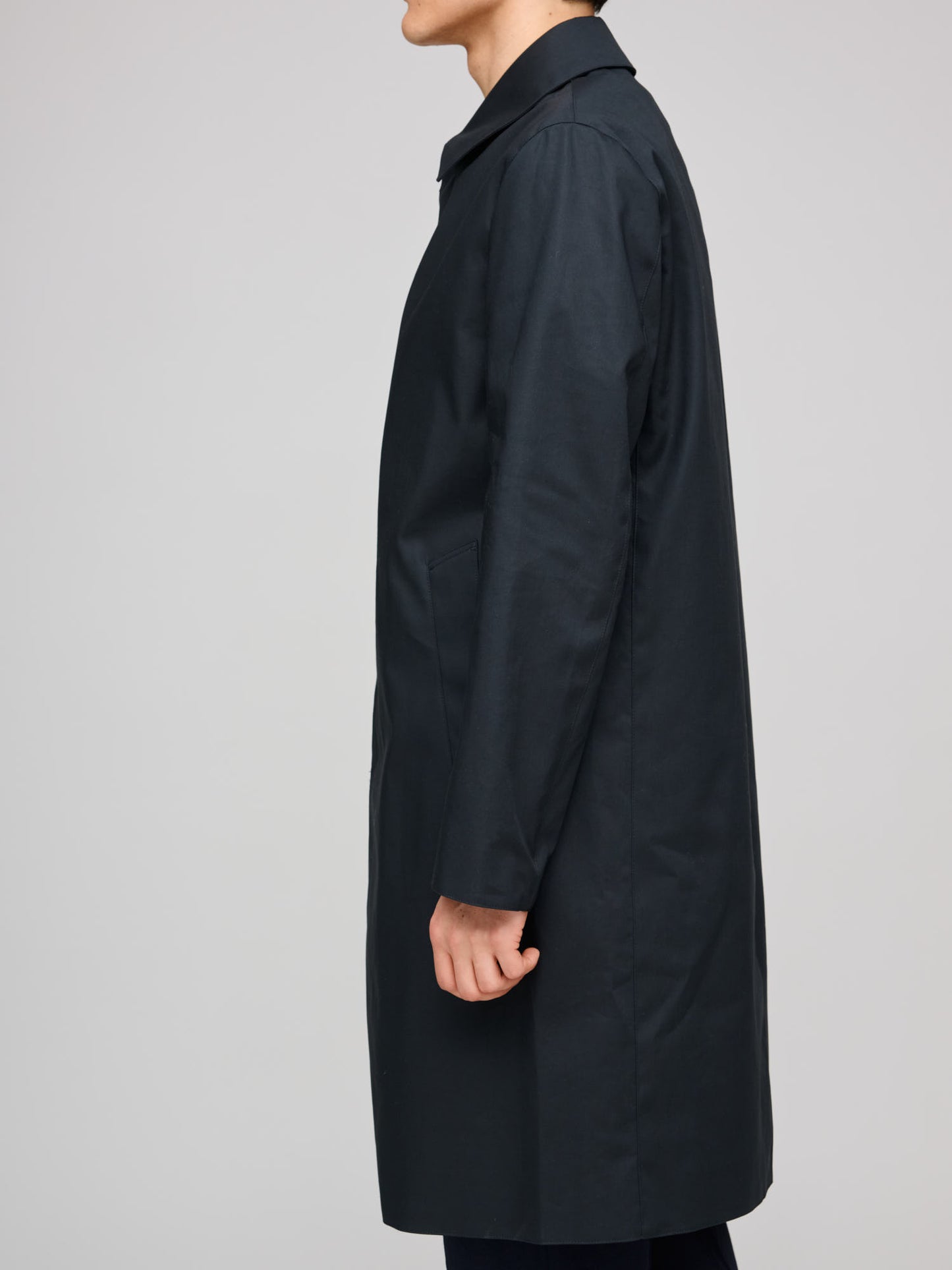 Dunkeld Single Breasted Coat, Black