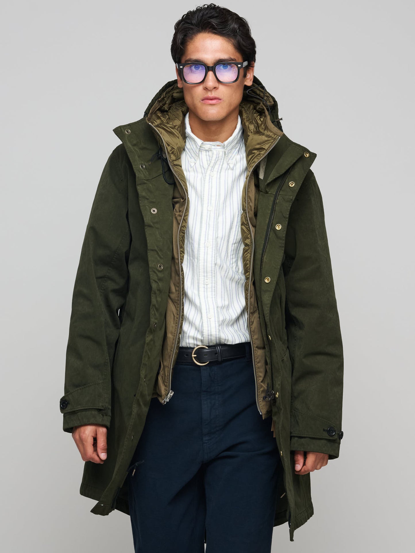 Cyclone Parka Dark Olive , Green