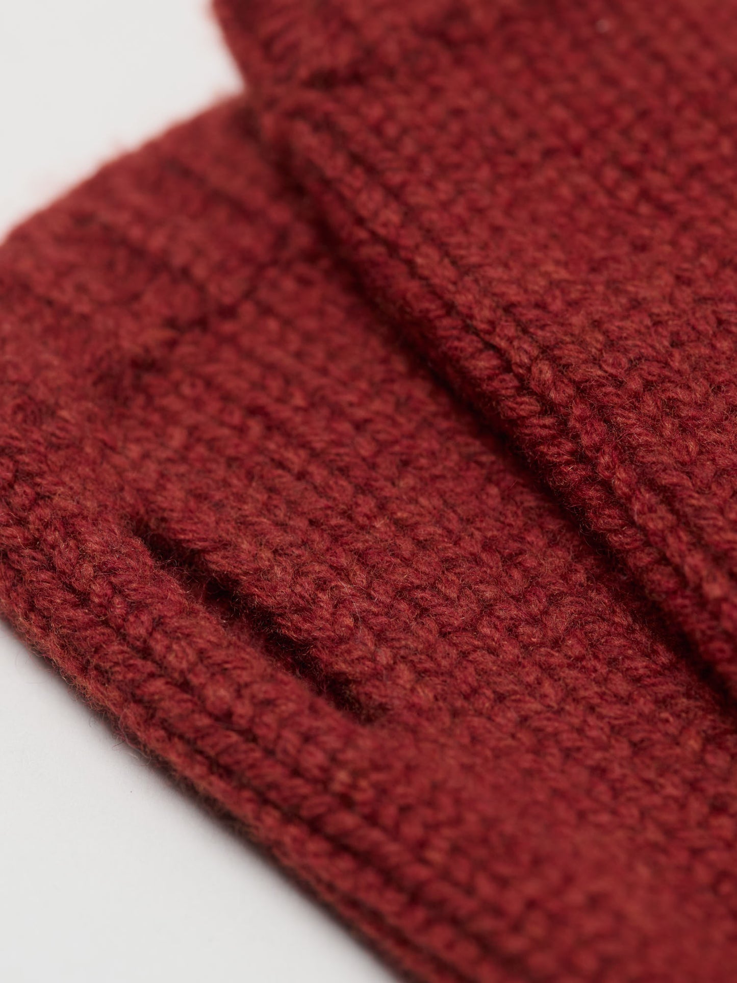 Chunky Wristwarmer Merino Cashmere, Paprika