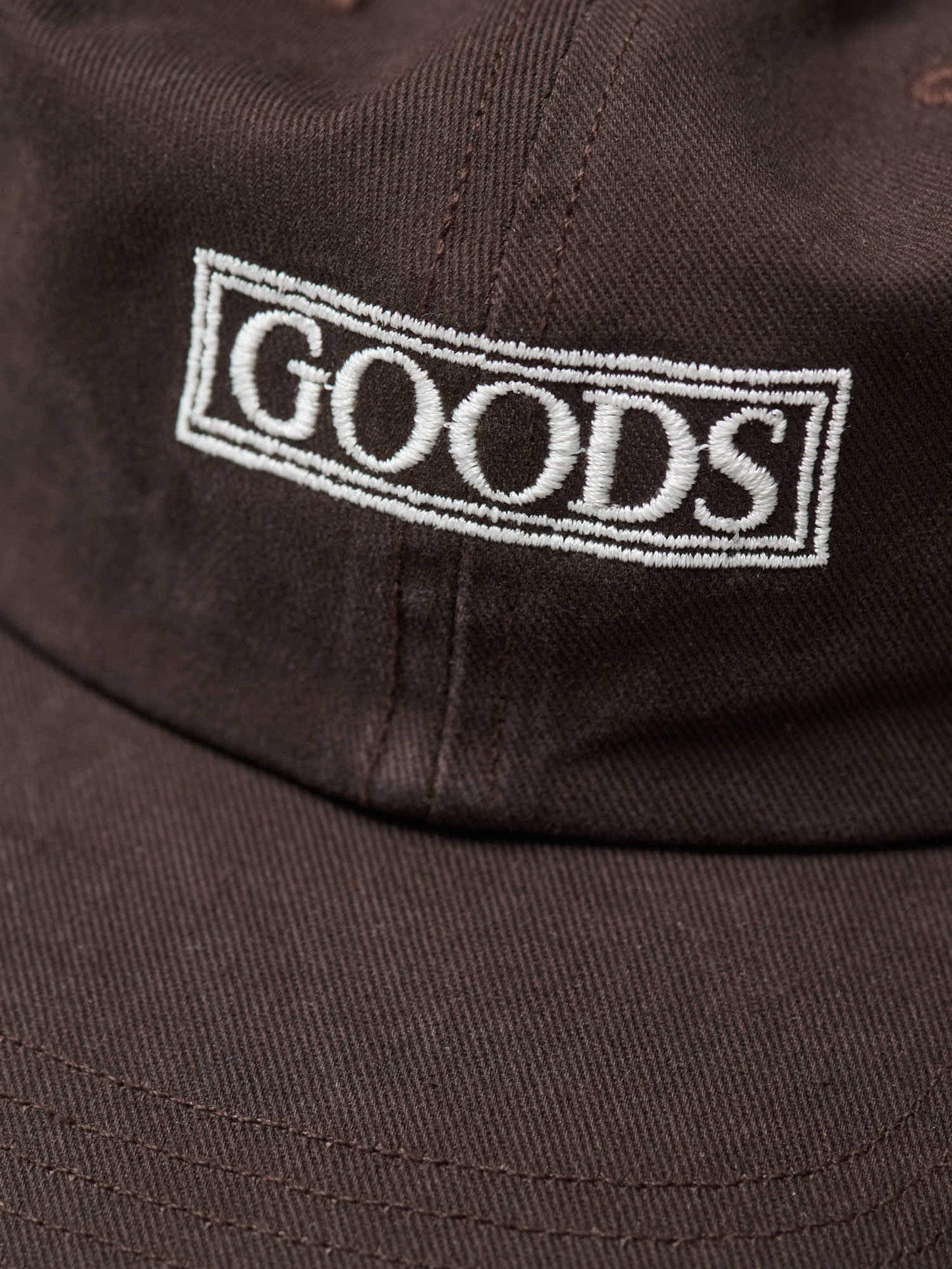 GOODS Cap, Washed Brown