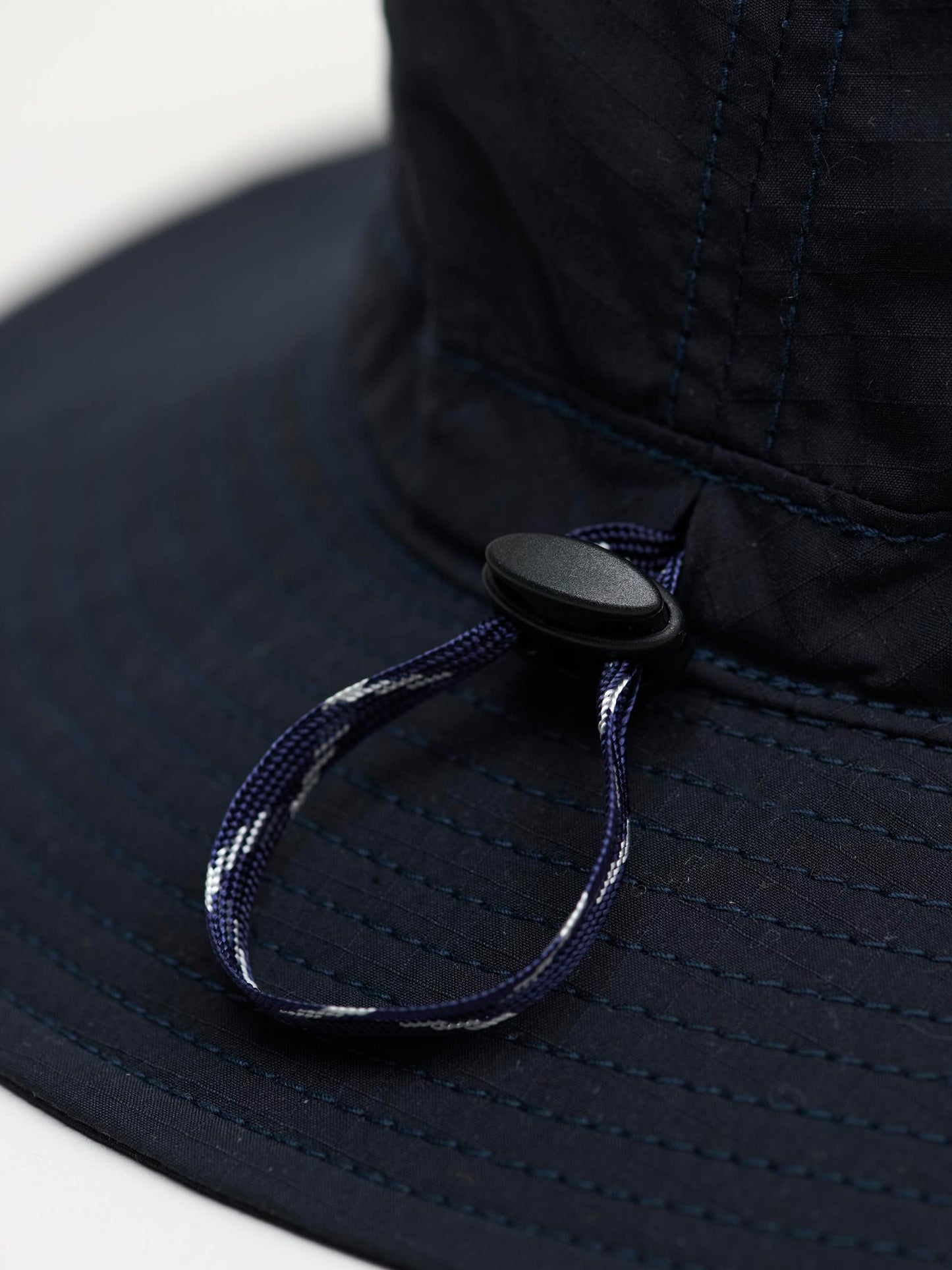 Cotton & Cordura Rip-Stop Drawcord Hat, Navy