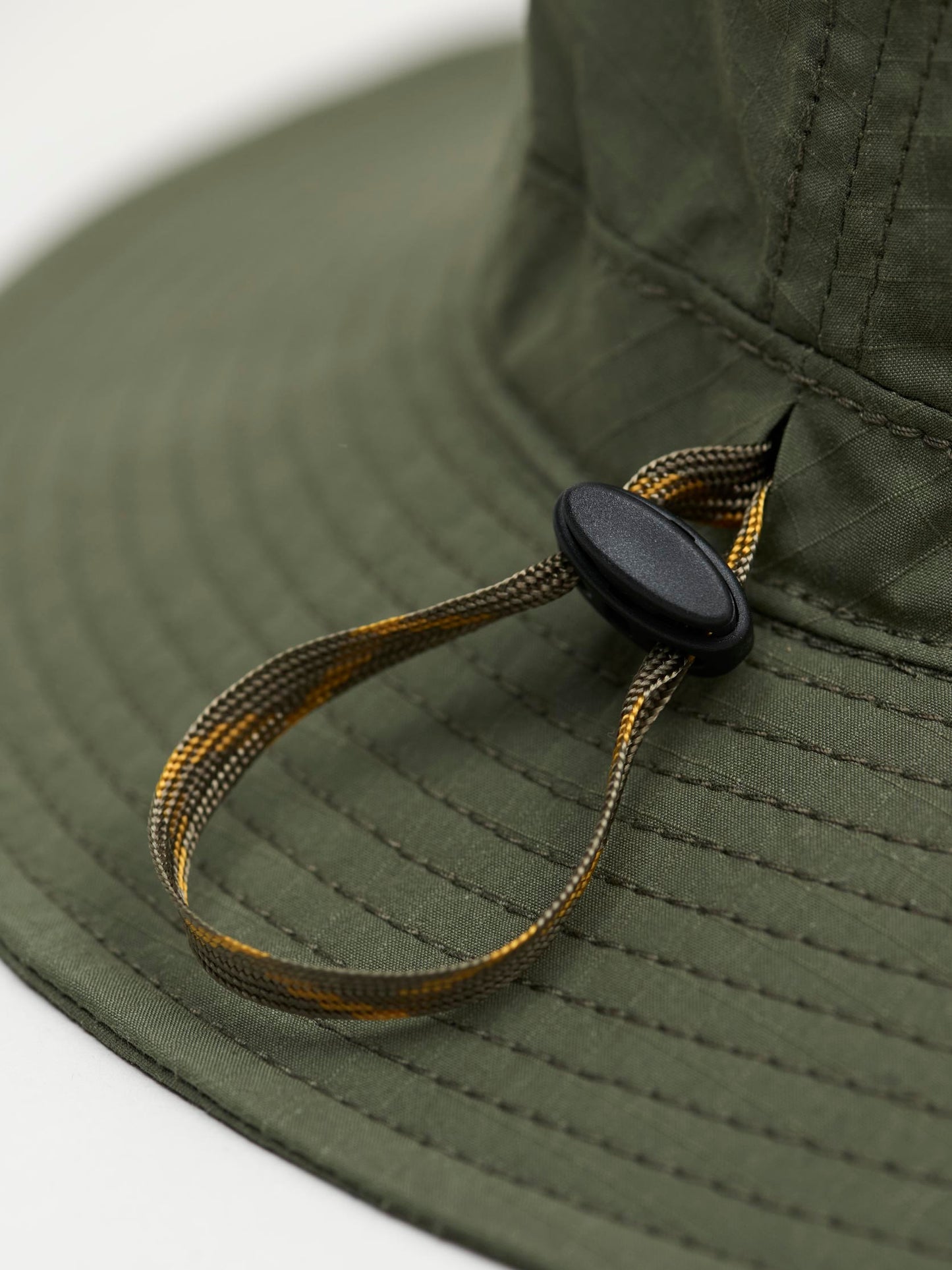 Cotton & Cordura Rip-Stop Drawcord Hat, Olive