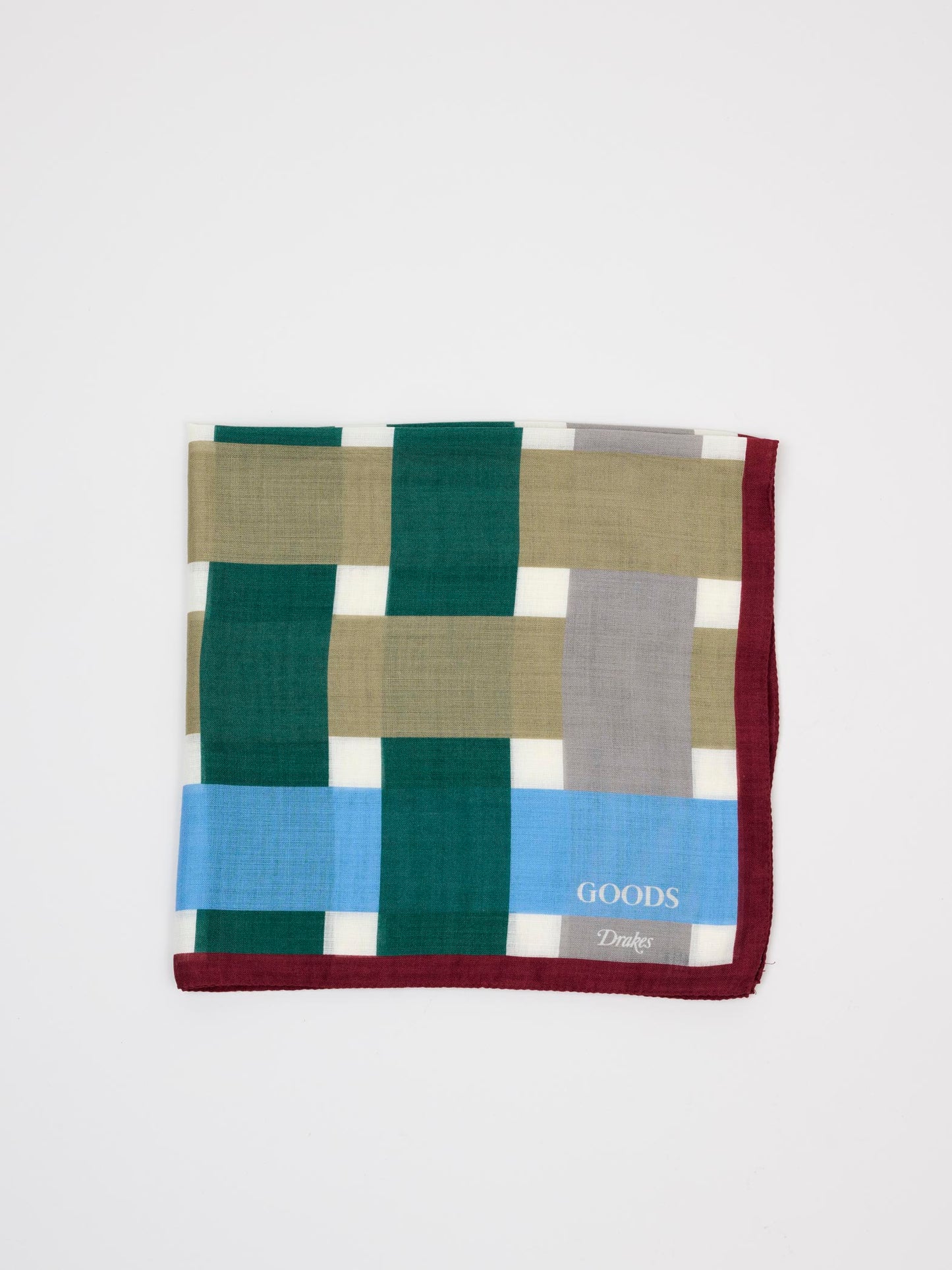 xGOODS Multi Color Bandana, Red Border