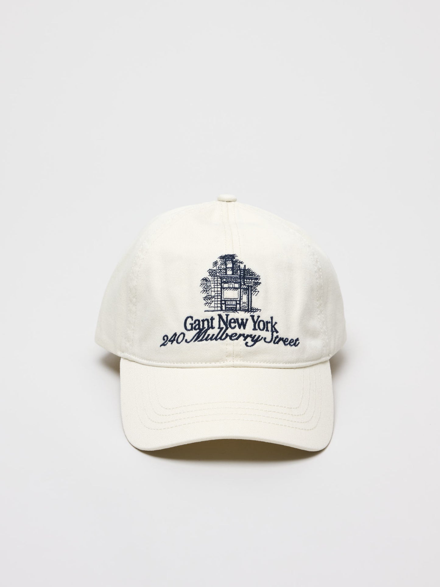 Washed Twill Cap, Cream