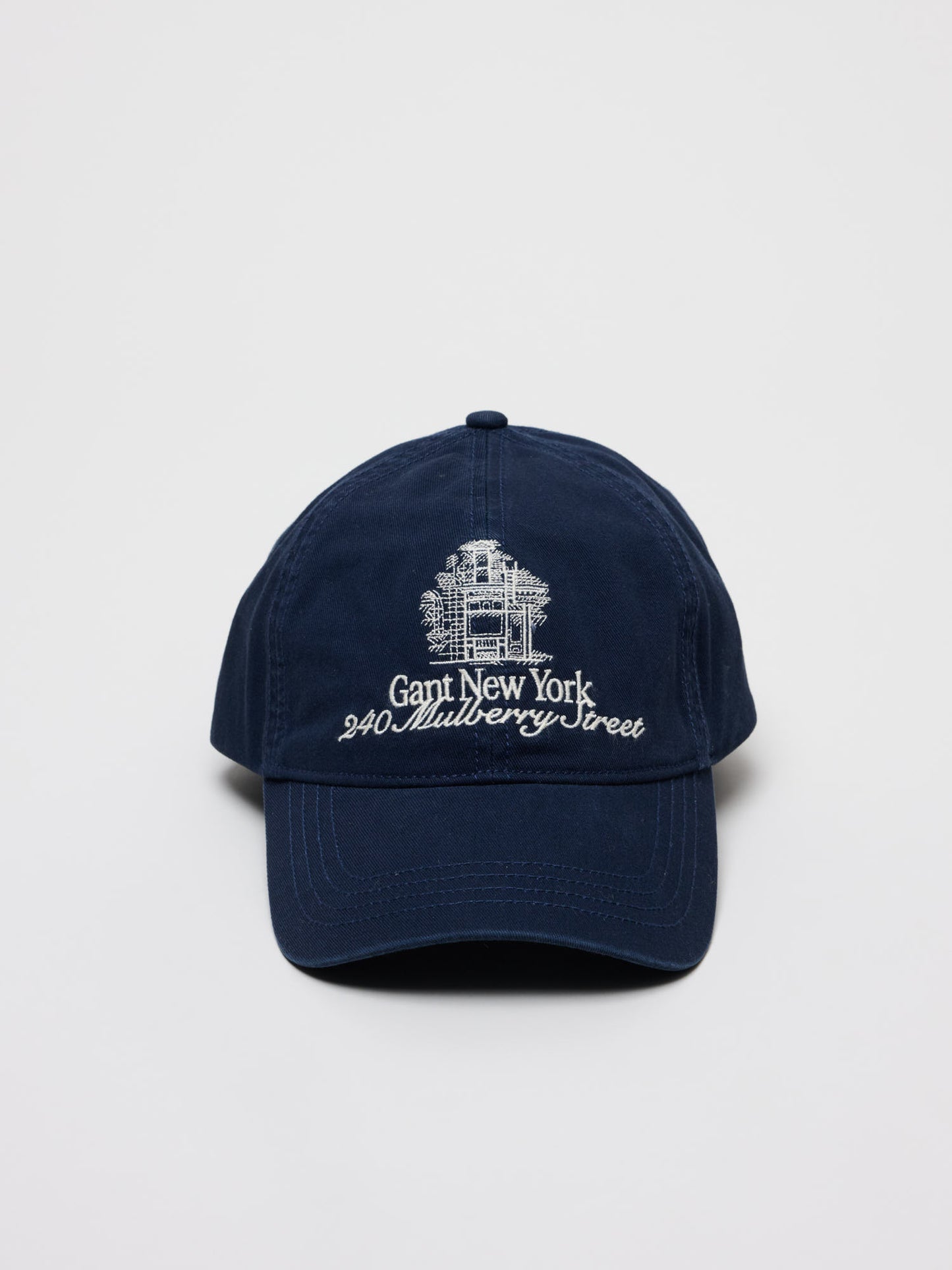Washed Twill Cap, Evening Blue