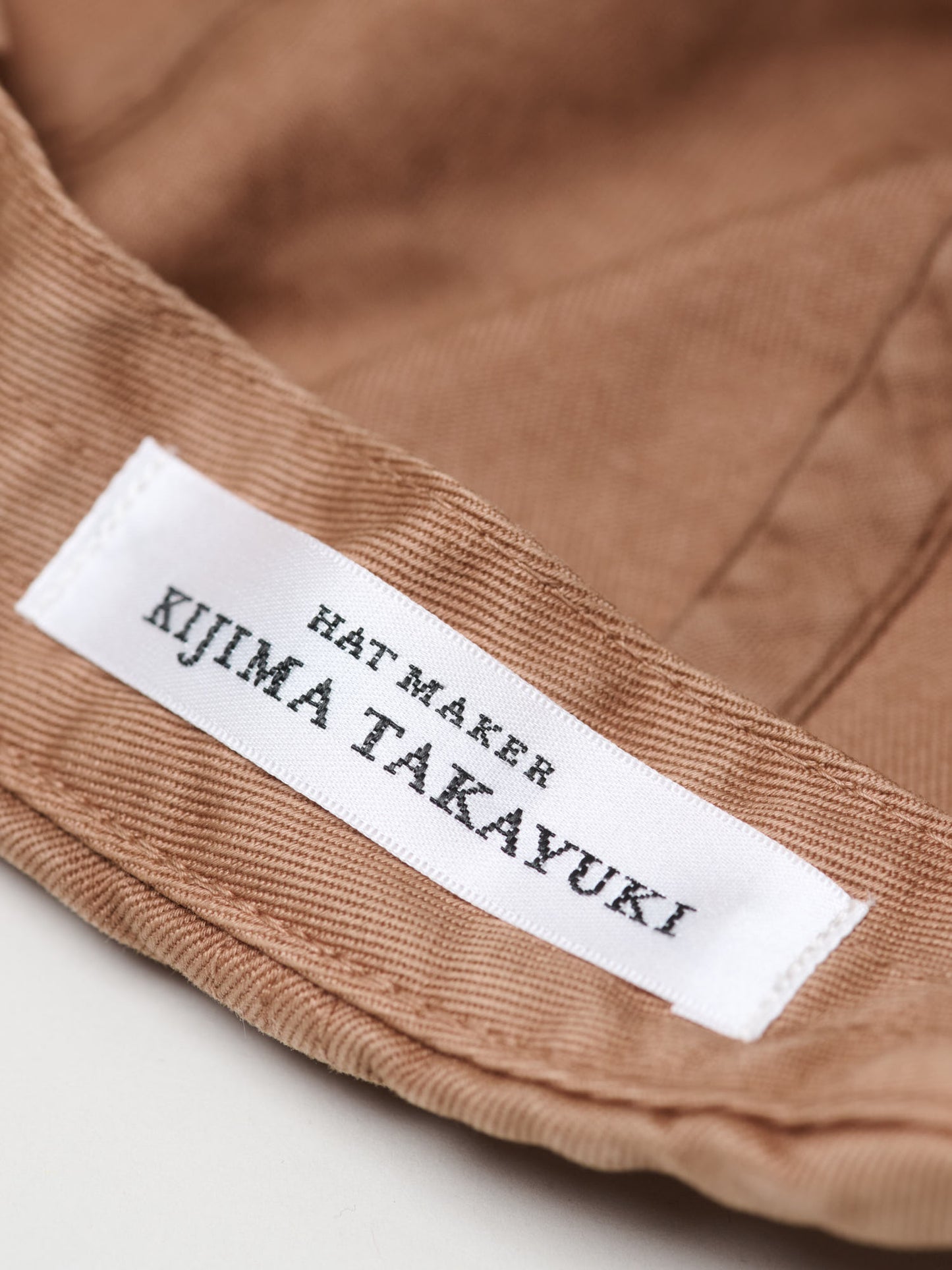 Product Dyed Finx Chino Cap Made By Kijimatakayuki, Light Brown