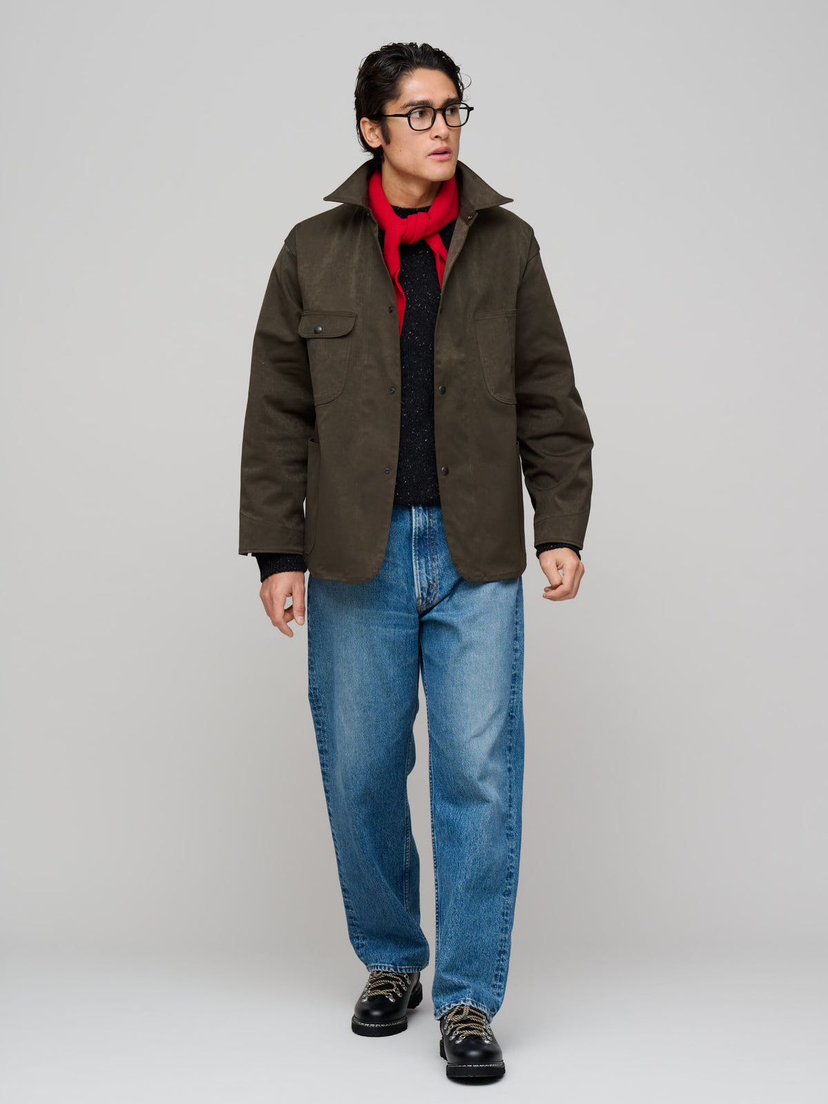 Suede Touch Classic Coverall, Coffee Brown