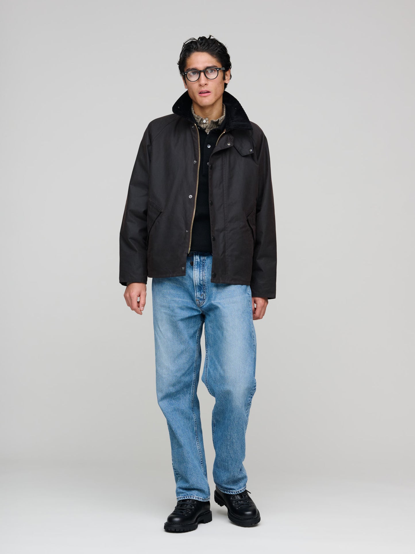 Transport Wax Jacket, Rustic Brown