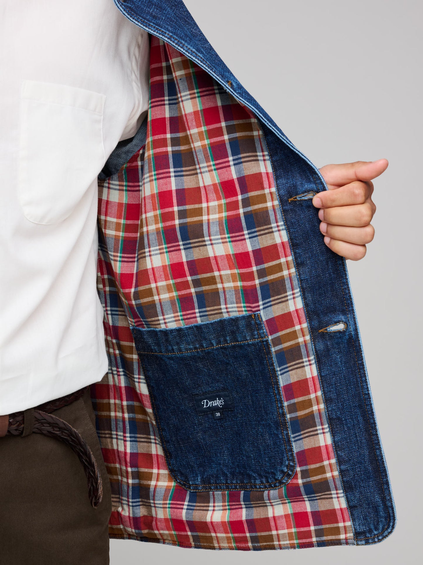 Stone Wash Denim Field Jacket, Stone Wash