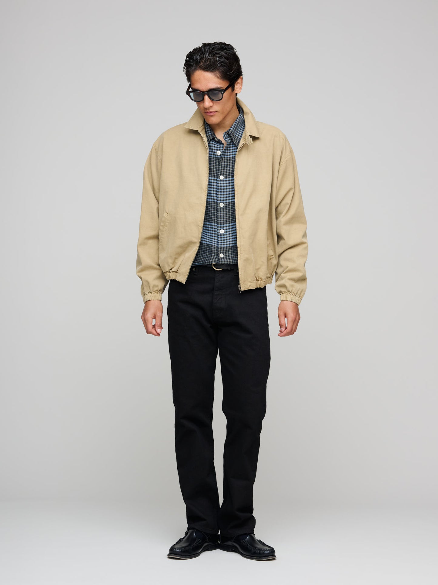 Product Dyed Finx Gabardine Swing Top, Dyed Beige