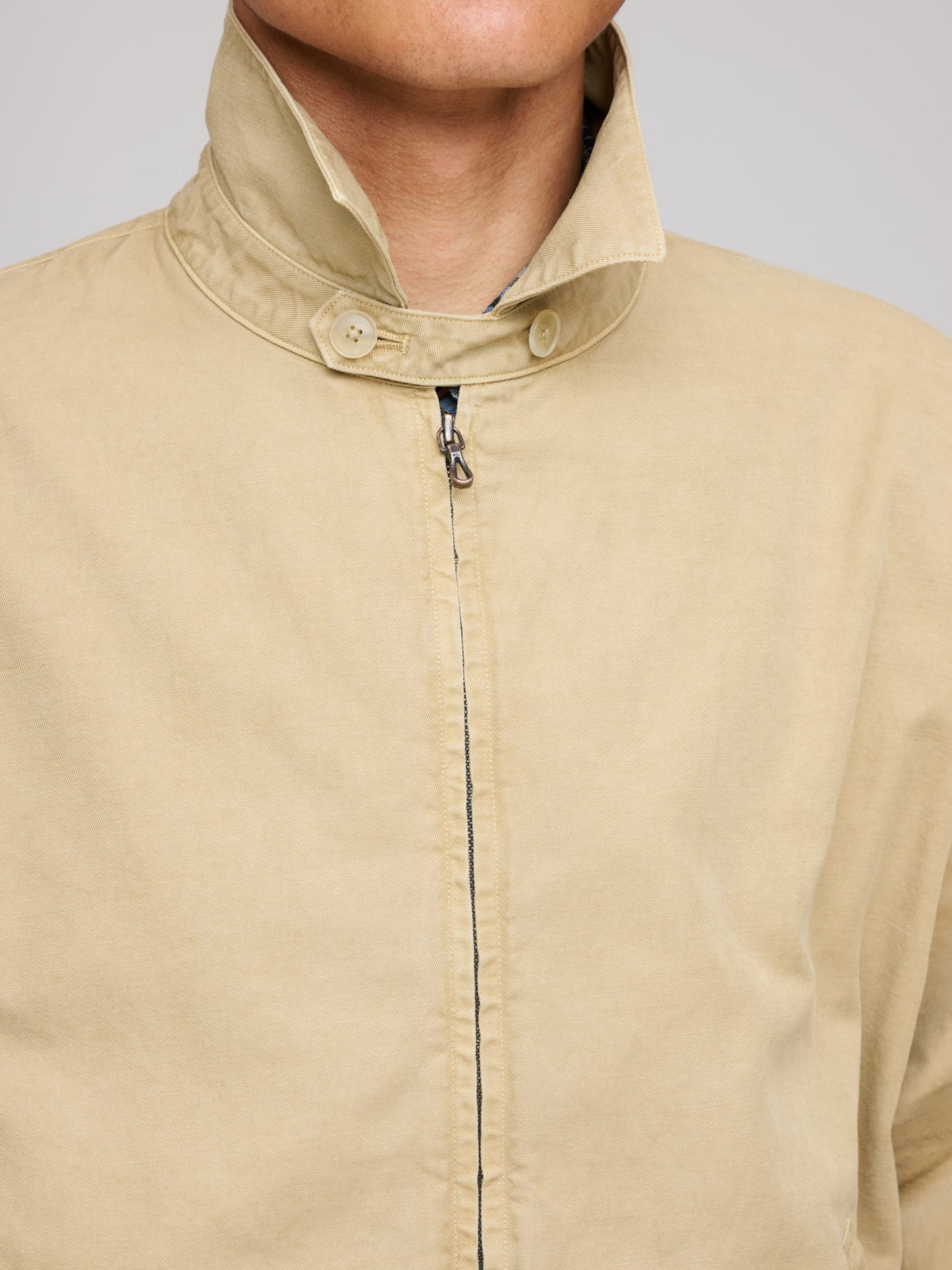Product Dyed Finx Gabardine Swing Top, Dyed Beige