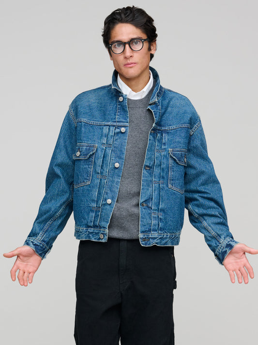 Type2 1950's Denim Jacket, Used Wash