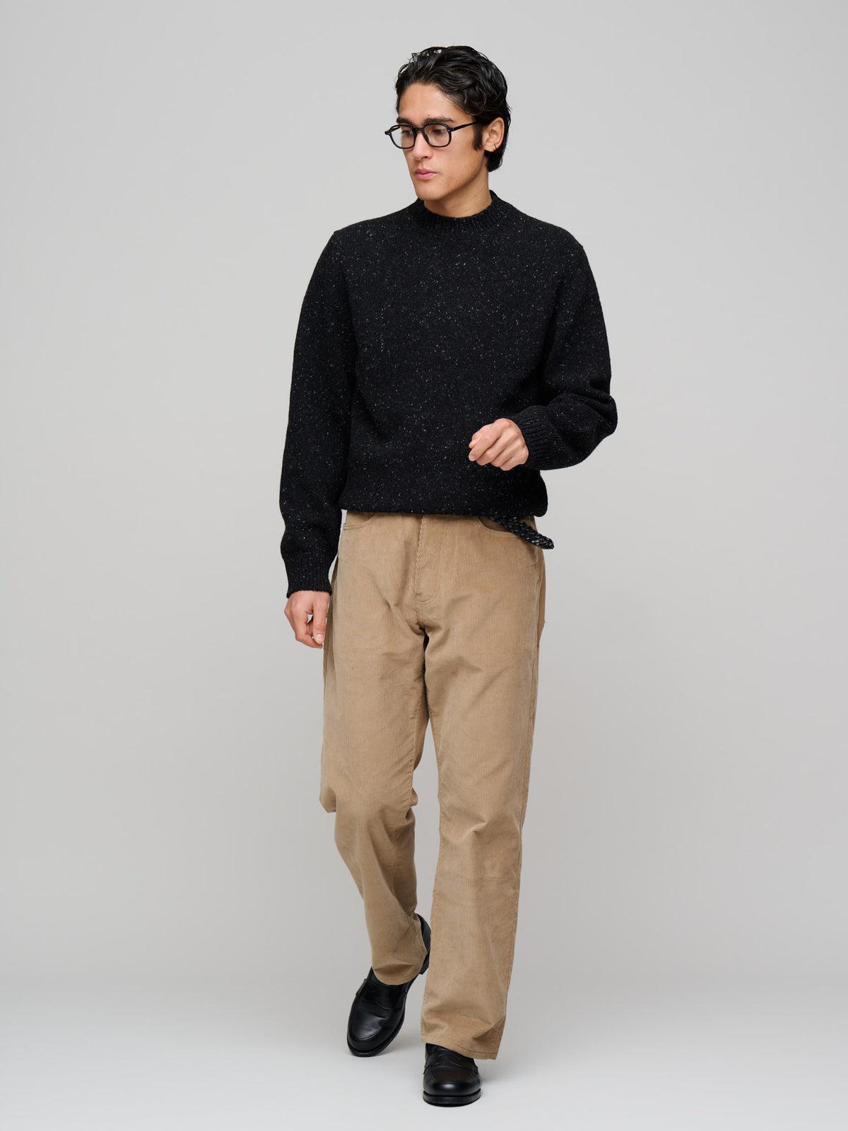 Easy Fit Jeans Corduroy, Tan