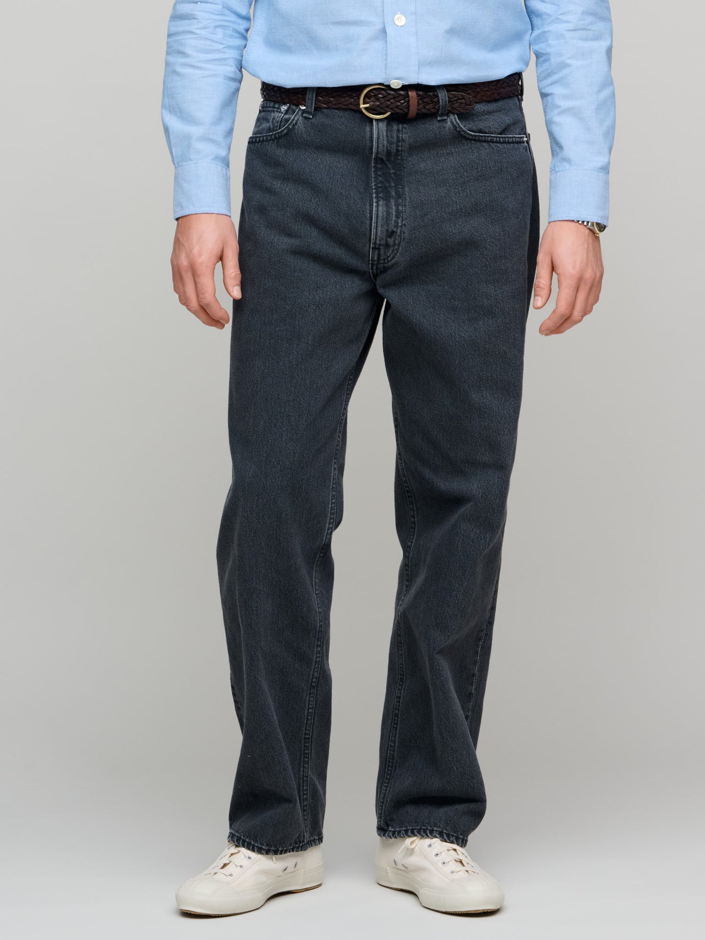 101 Dad's Fit Denim, Washed Black