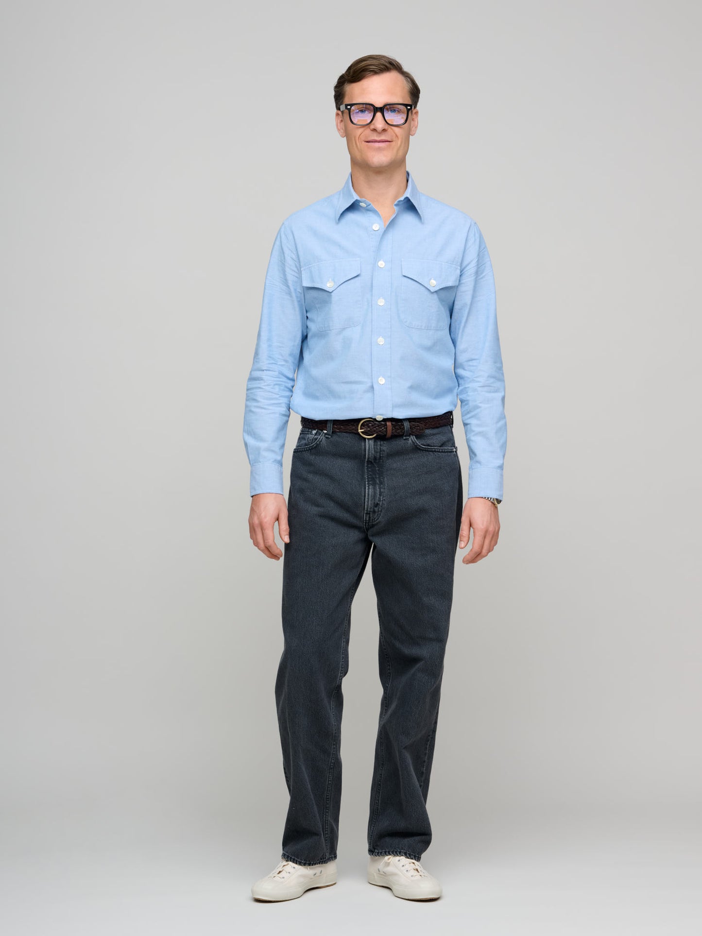 101 Dad's Fit Denim, Washed Black
