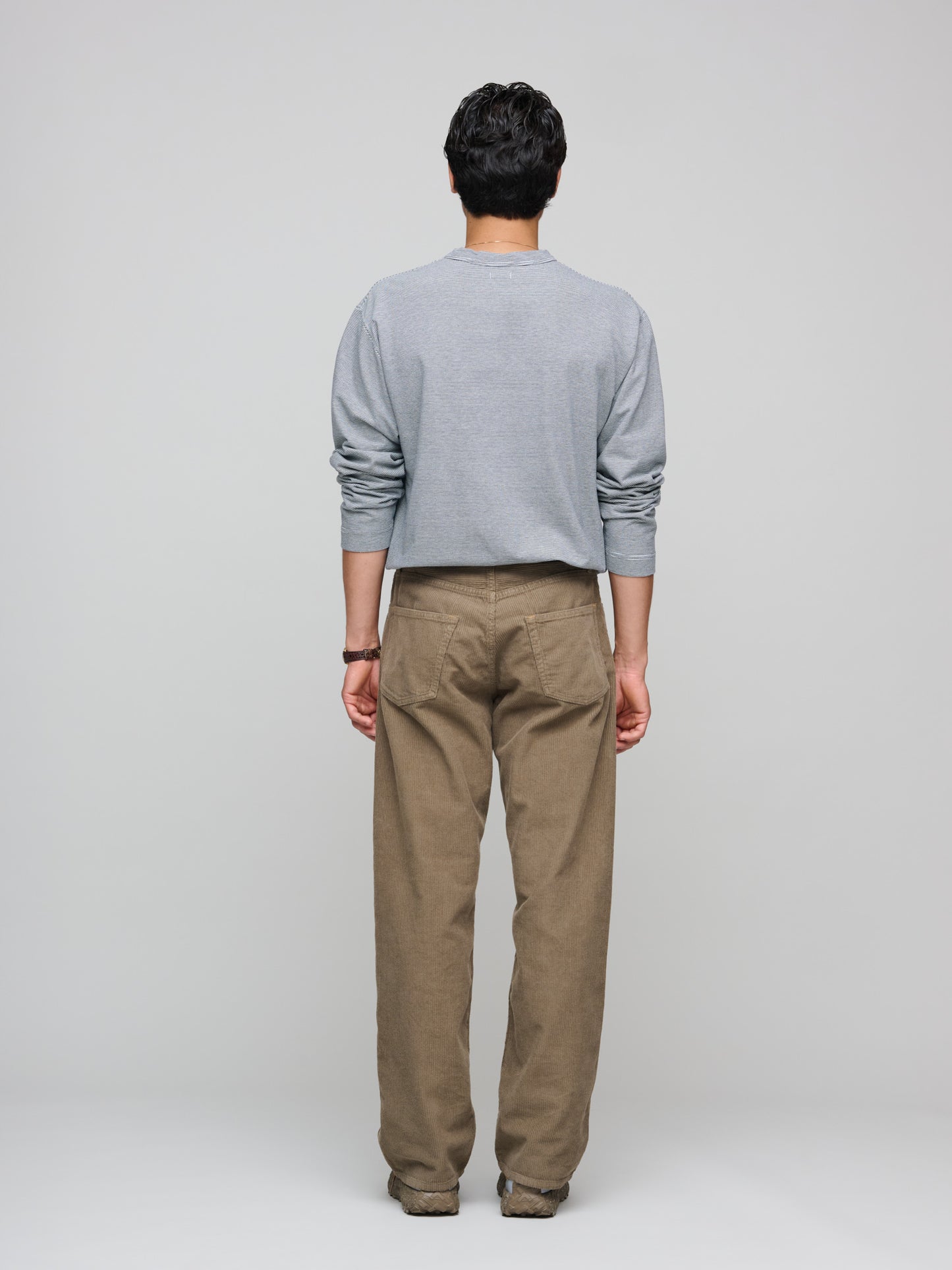 Corduroy Loose Fit Jeans, Taupe