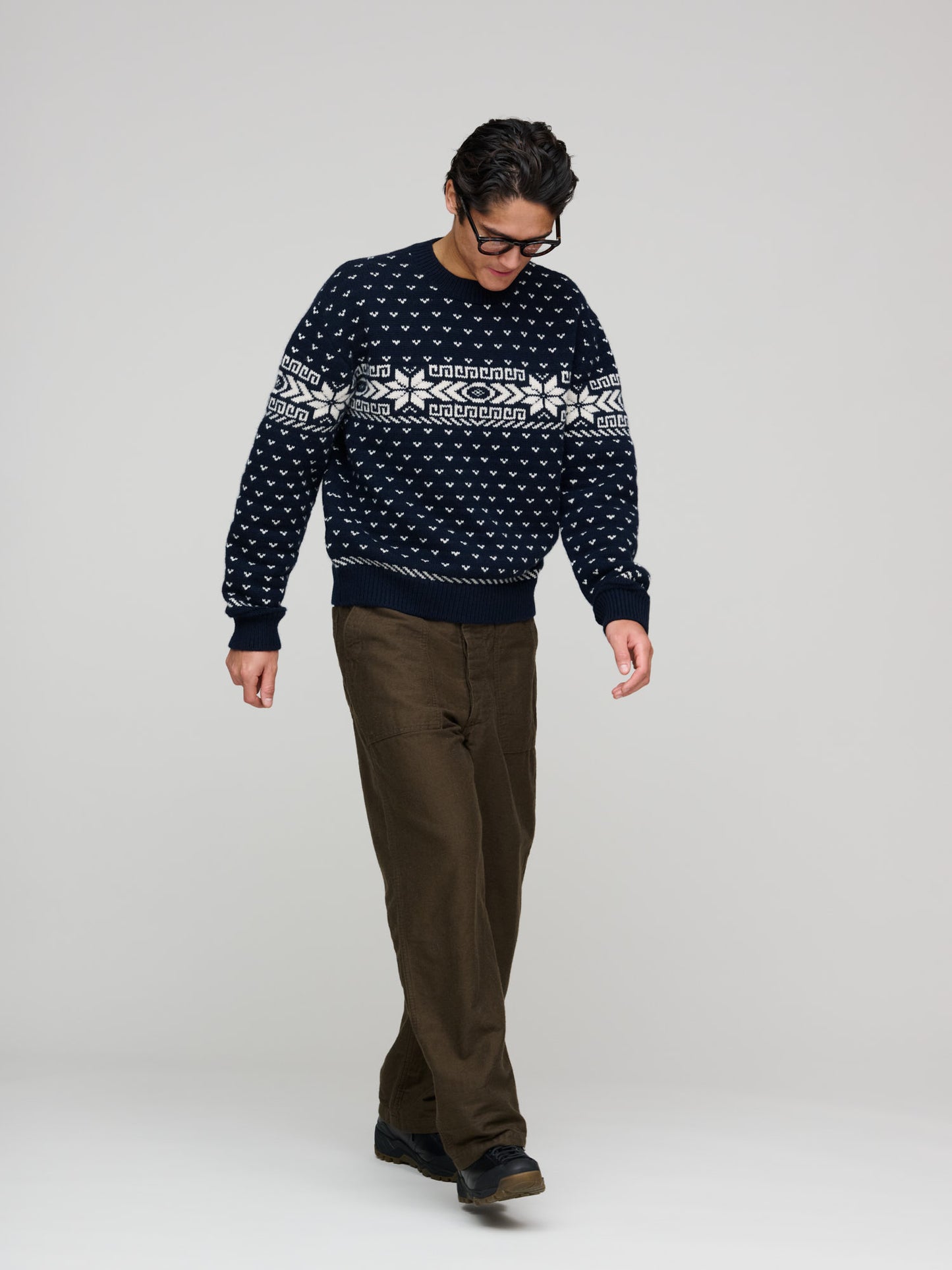 Easy Crew - Jaquard, Navy