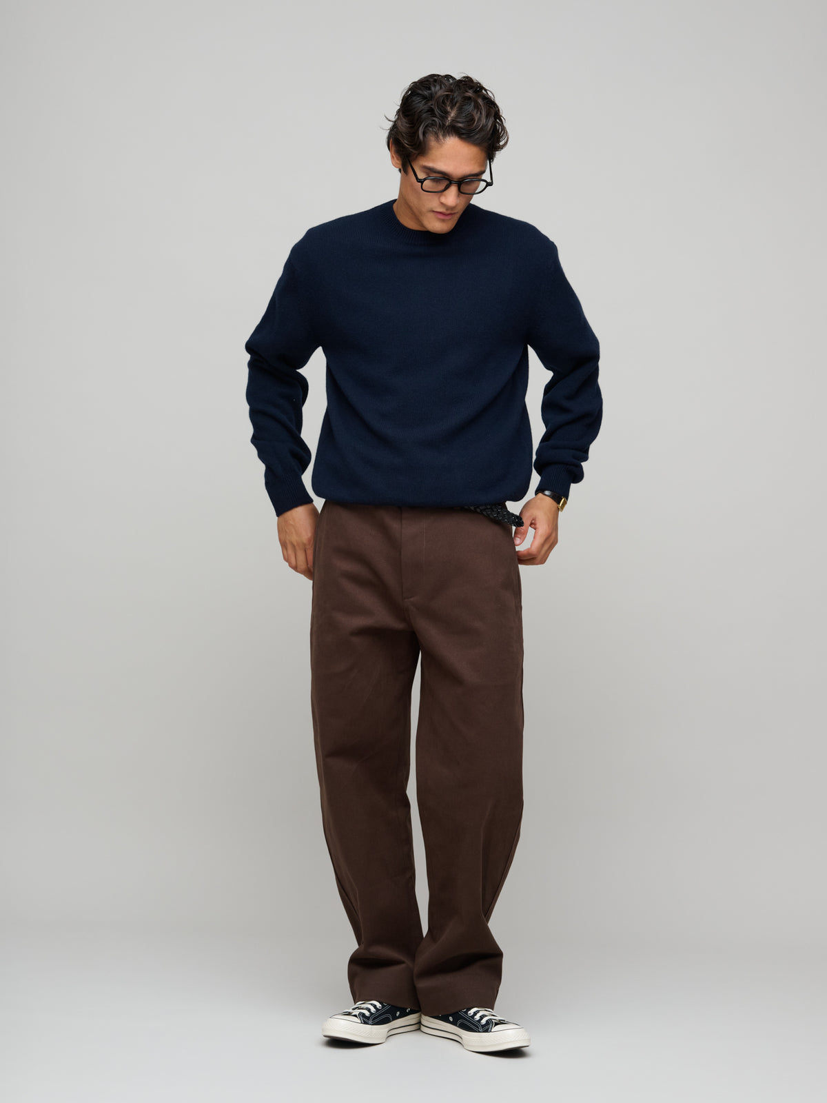 Easy Crew - Pure Cashmere, Navy