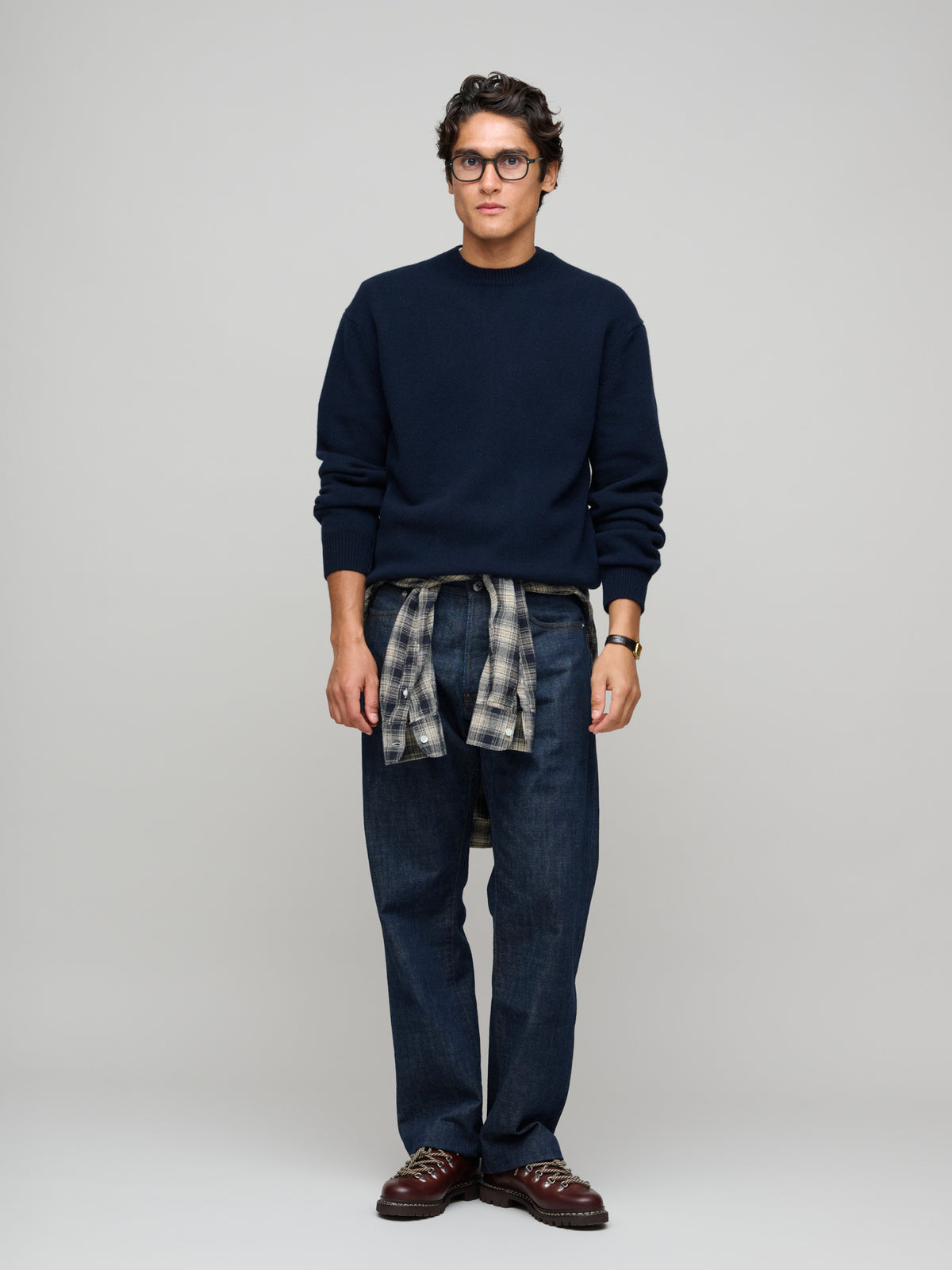 Easy Crew - Cashmere/Lambswool, Navy