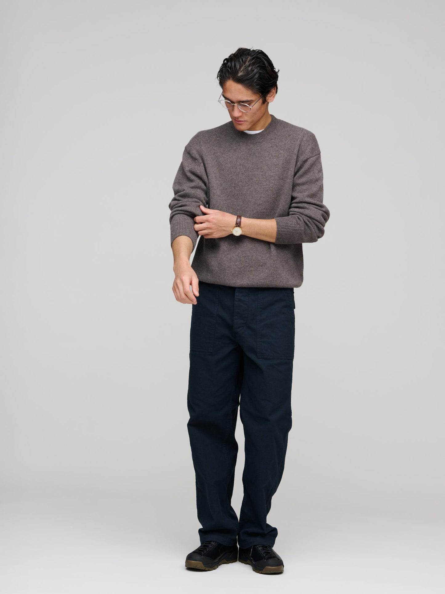Easy Crew - Pure Cashmere, Drift Wood