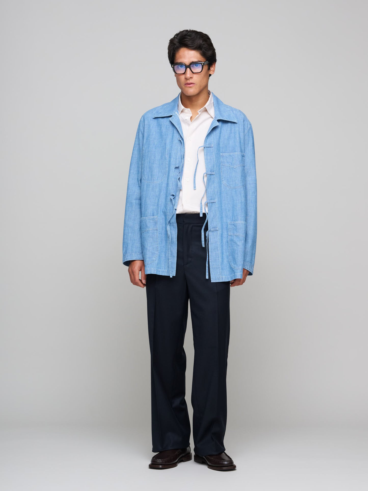 Quick Release Plage Coat, Chambray Selvedge