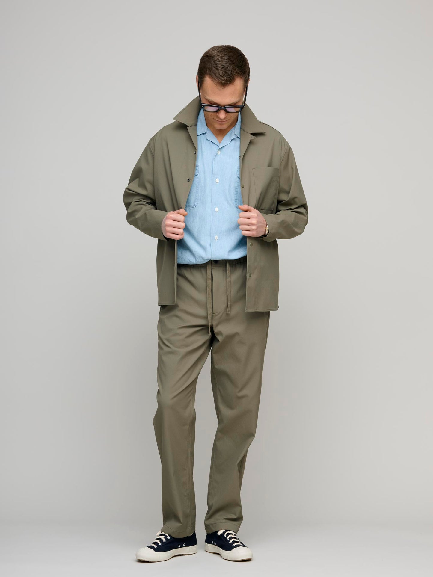 Solotex Twill Shirt LS, Sediment Green