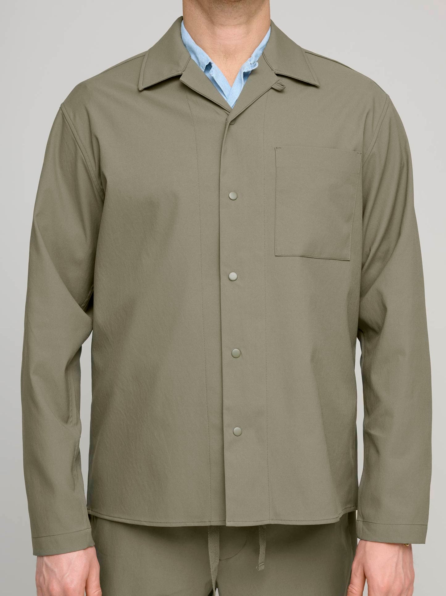 Solotex Twill Shirt LS, Sediment Green