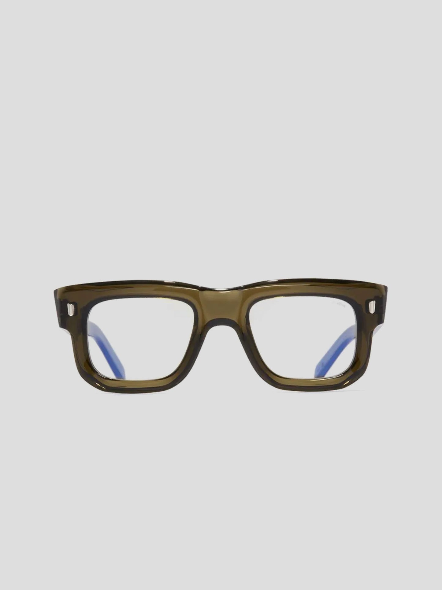 Square Optical Glasses, Olive