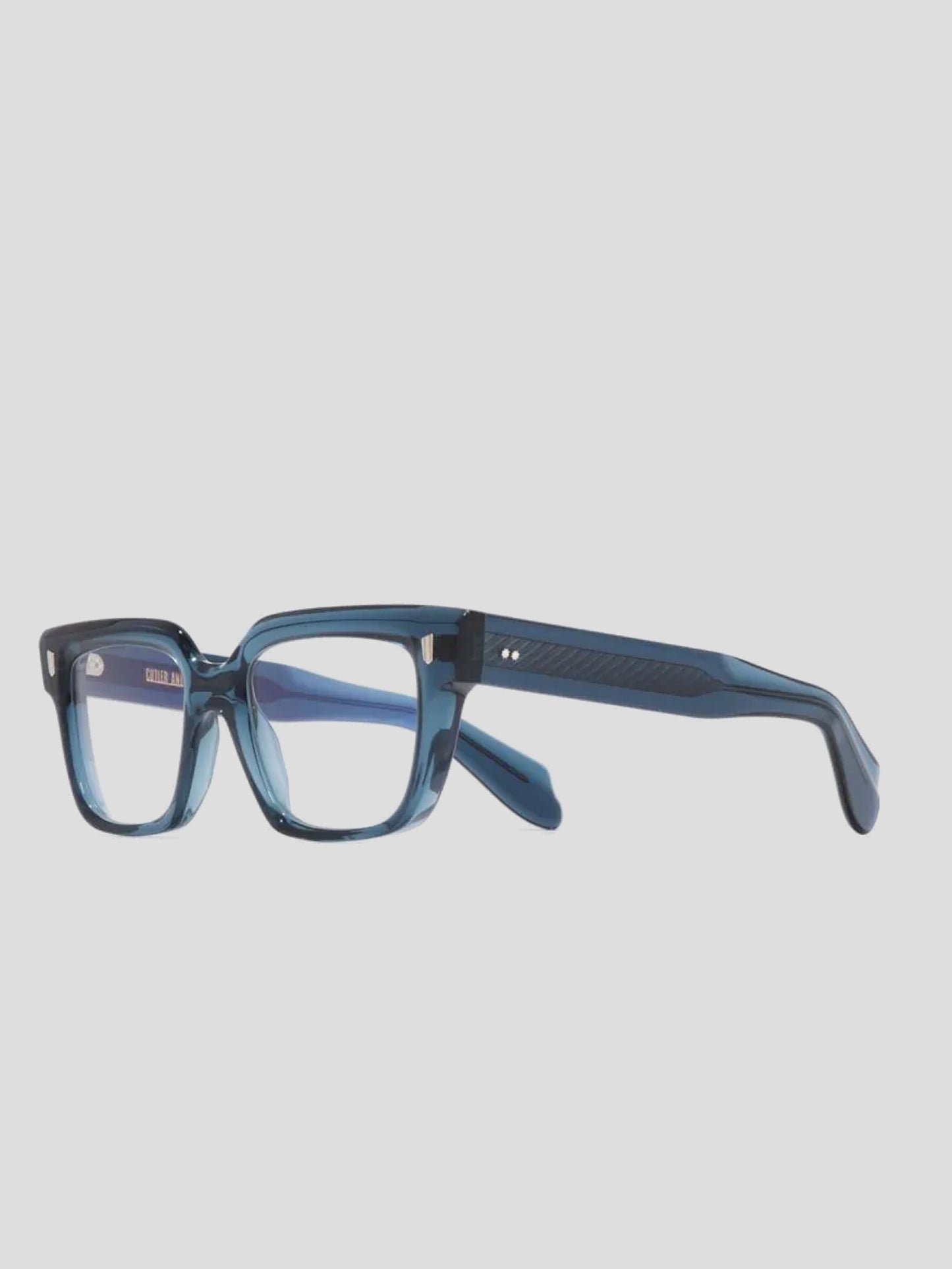 Square Optical Glasses, Deep Blue