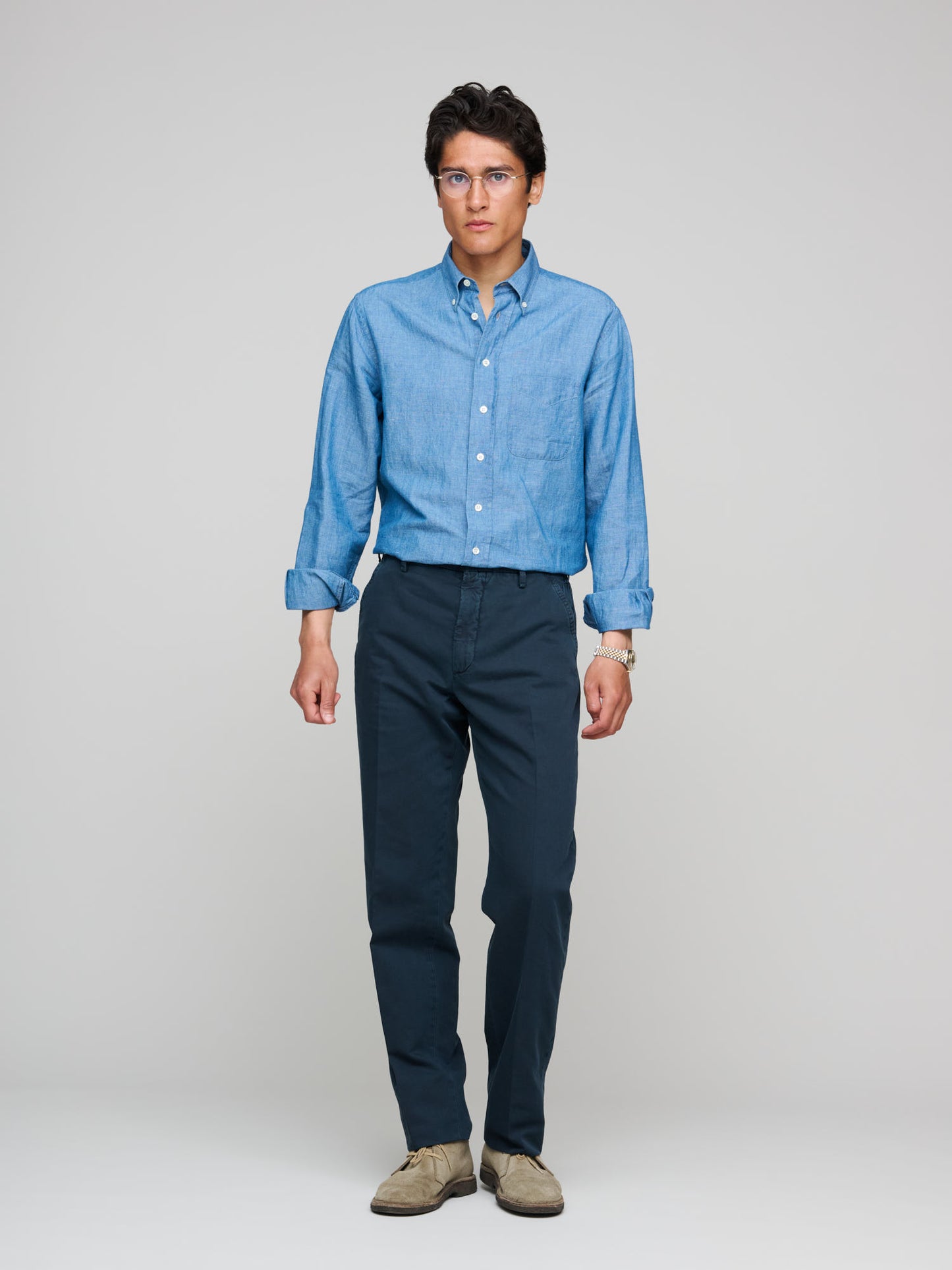 Model 8 Chinolino Trousers, Navy